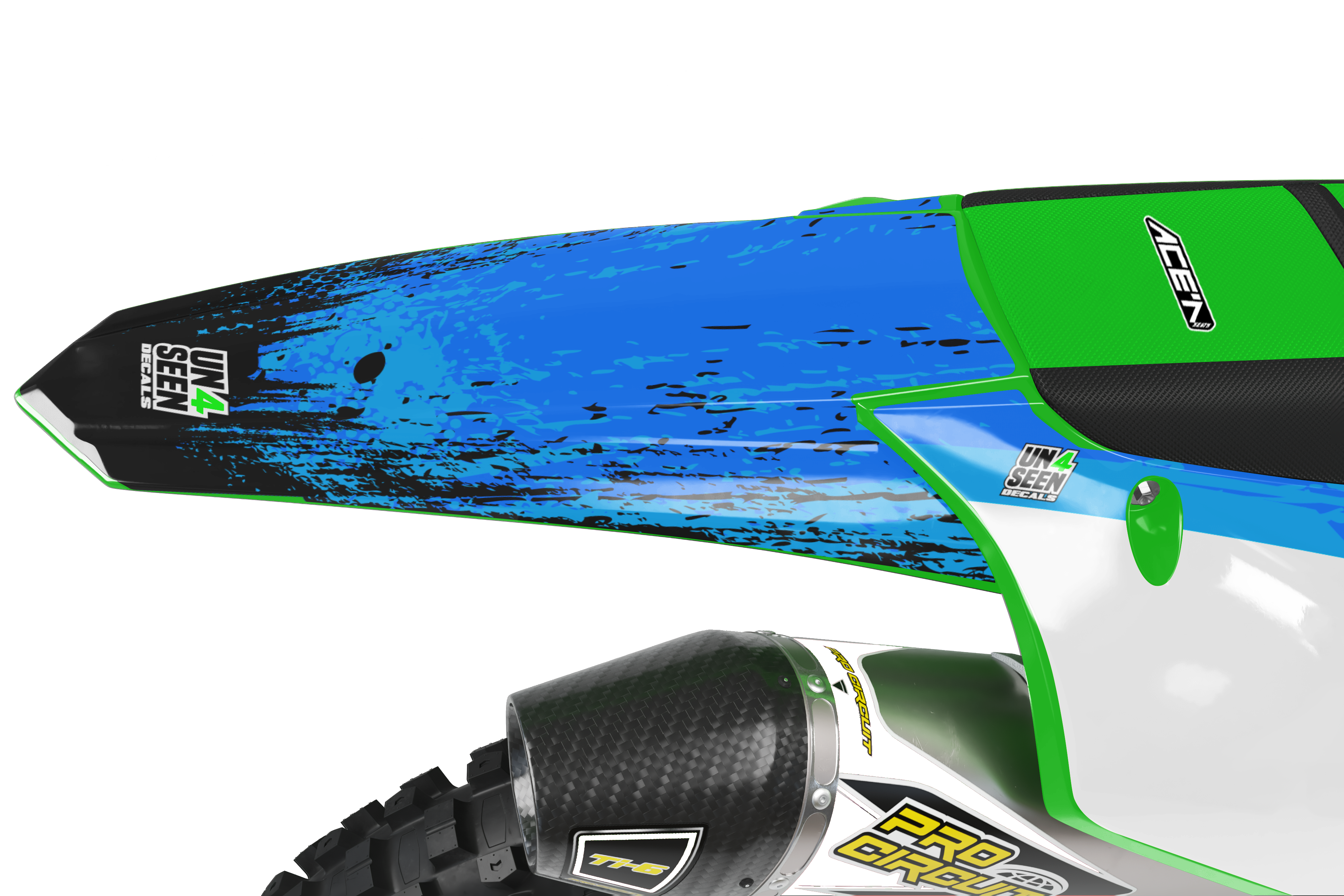 Kawasaki Zombie Graphics Kit -  Mutley