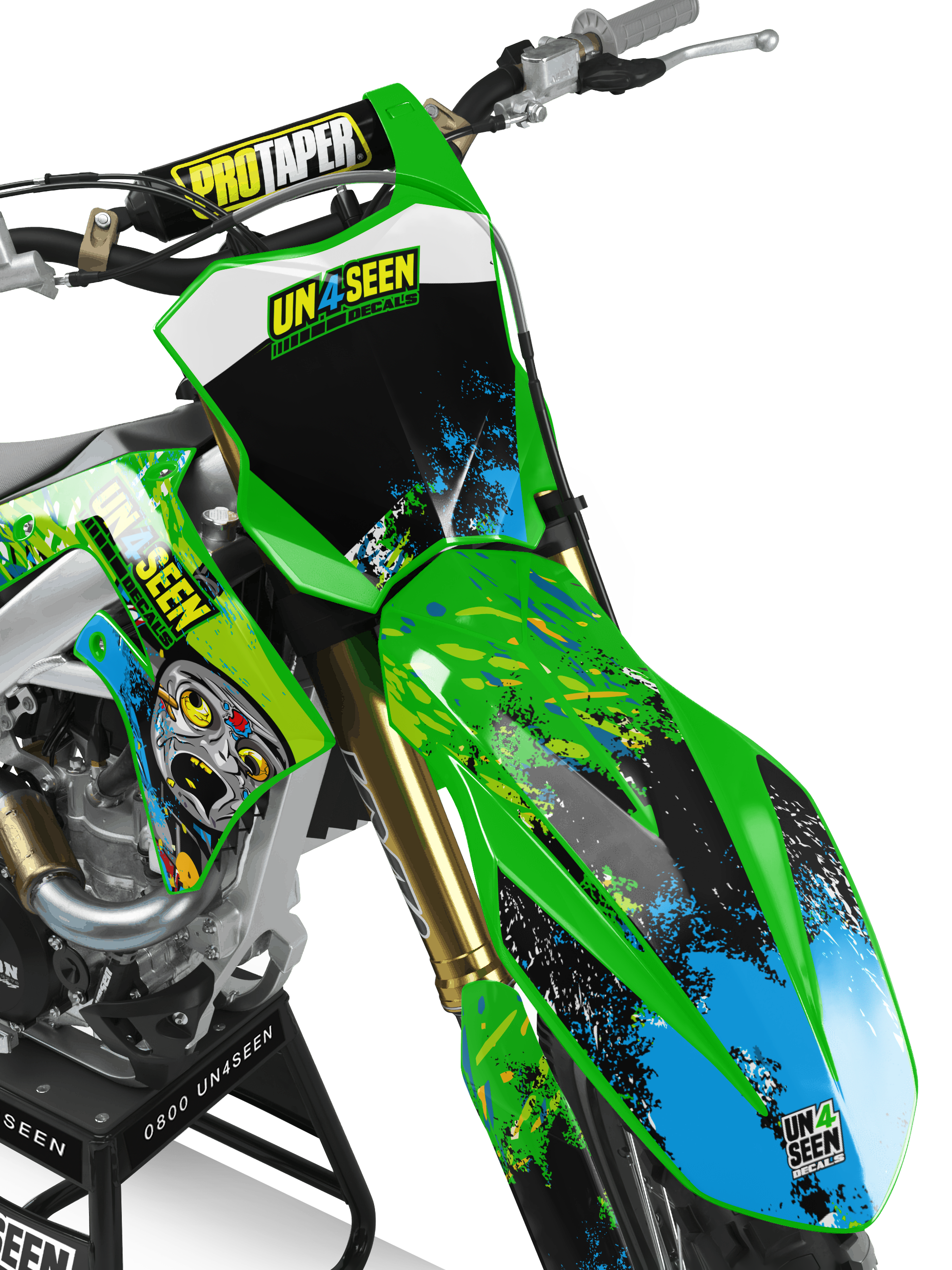 Kawasaki Zombie Graphics Kit -  Thomas