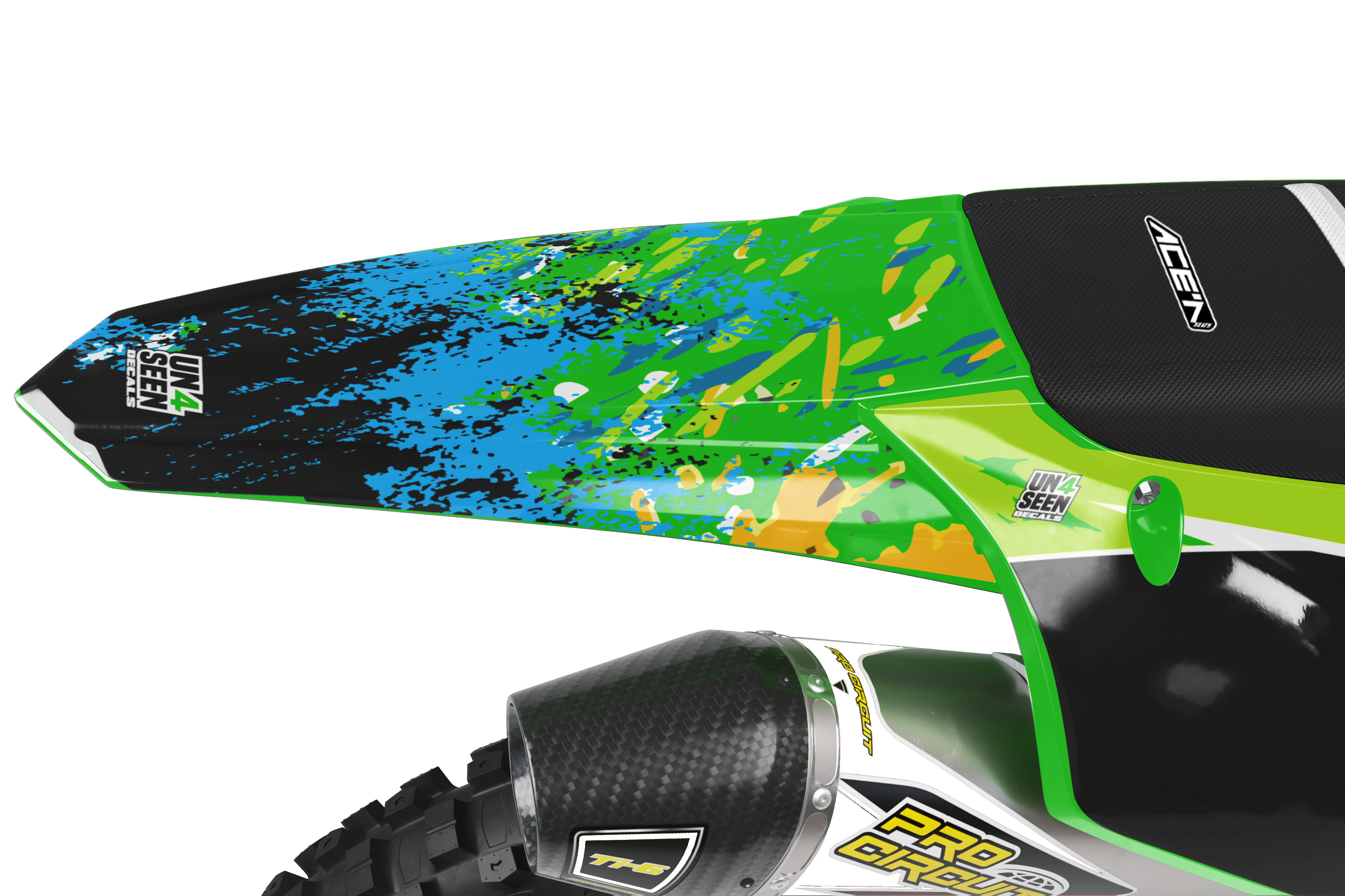Kawasaki Zombie Graphics Kit -  Thomas
