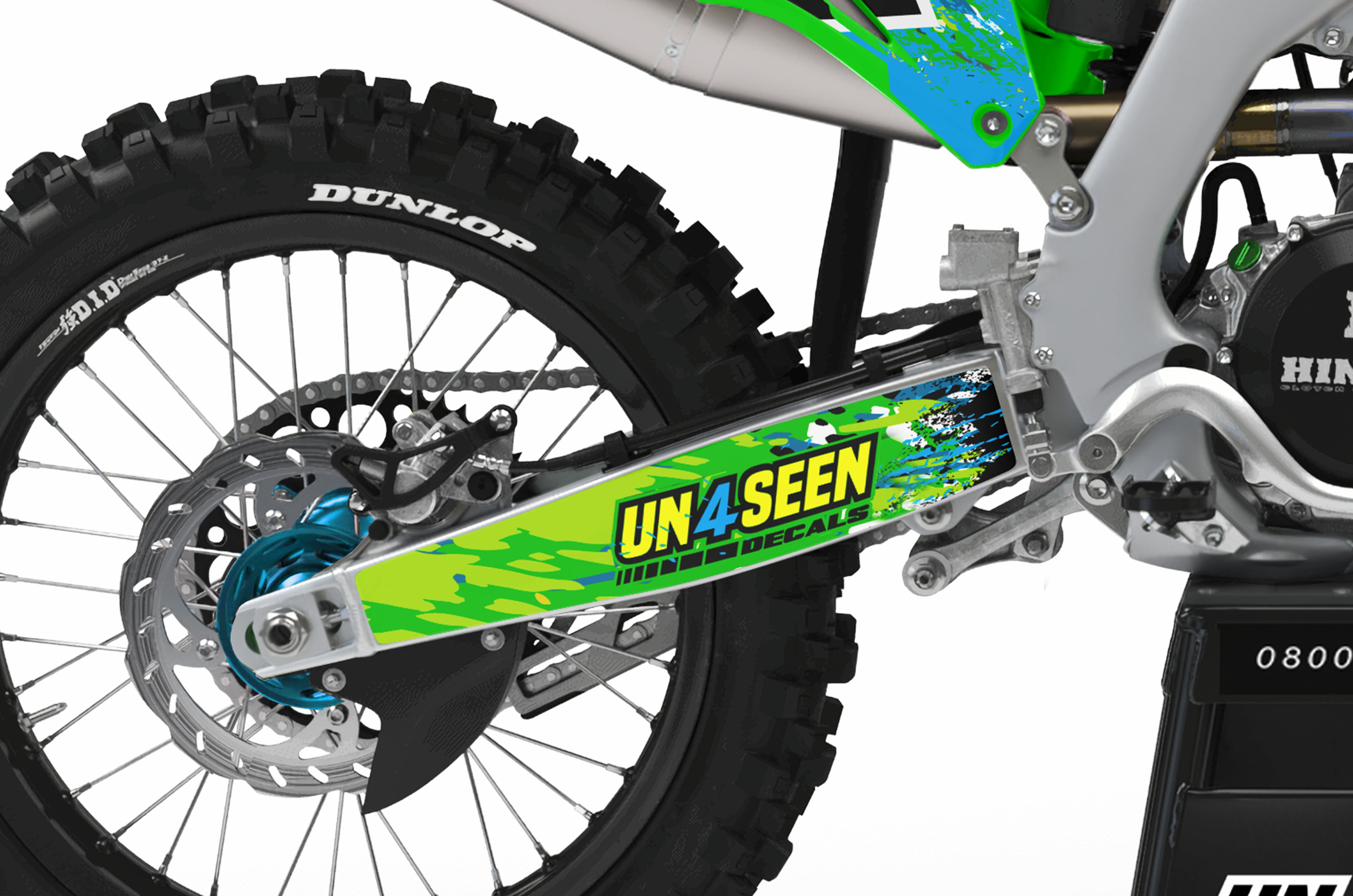 Kawasaki Zombie Graphics Kit -  Thomas