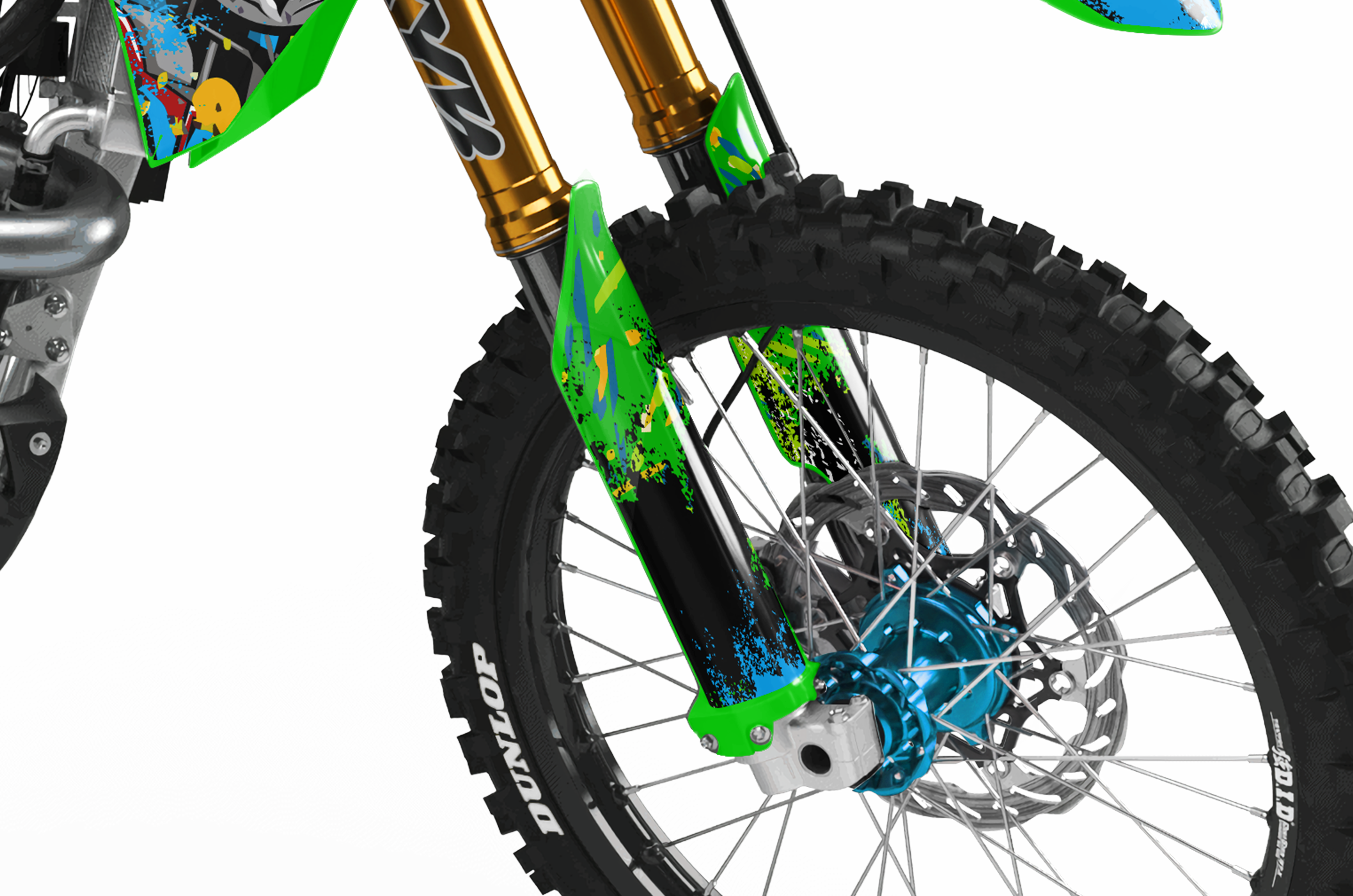 Kawasaki Zombie Graphics Kit -  Thomas