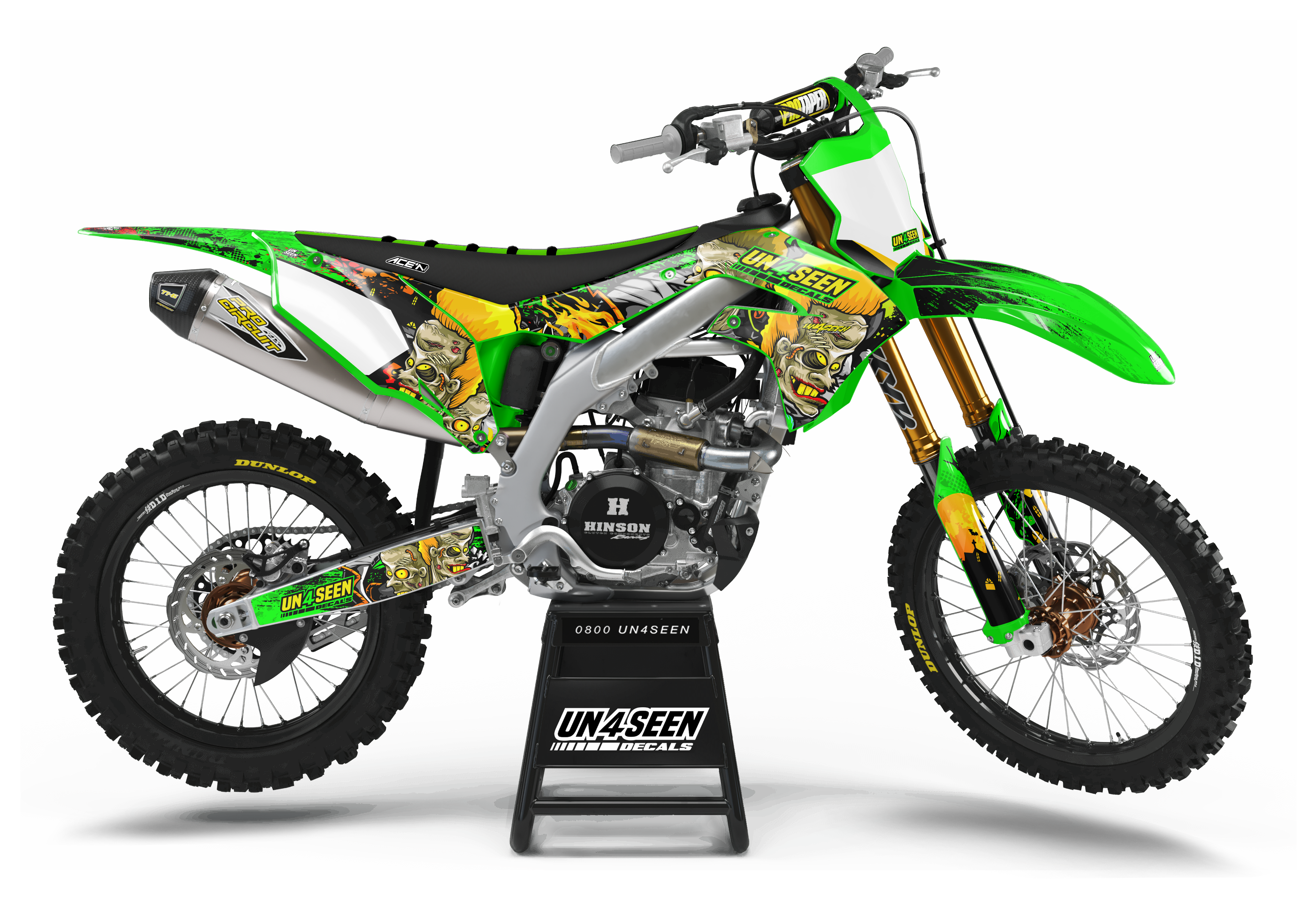 Kawasaki Zombie Graphics Kit -  Beavis & Butthead