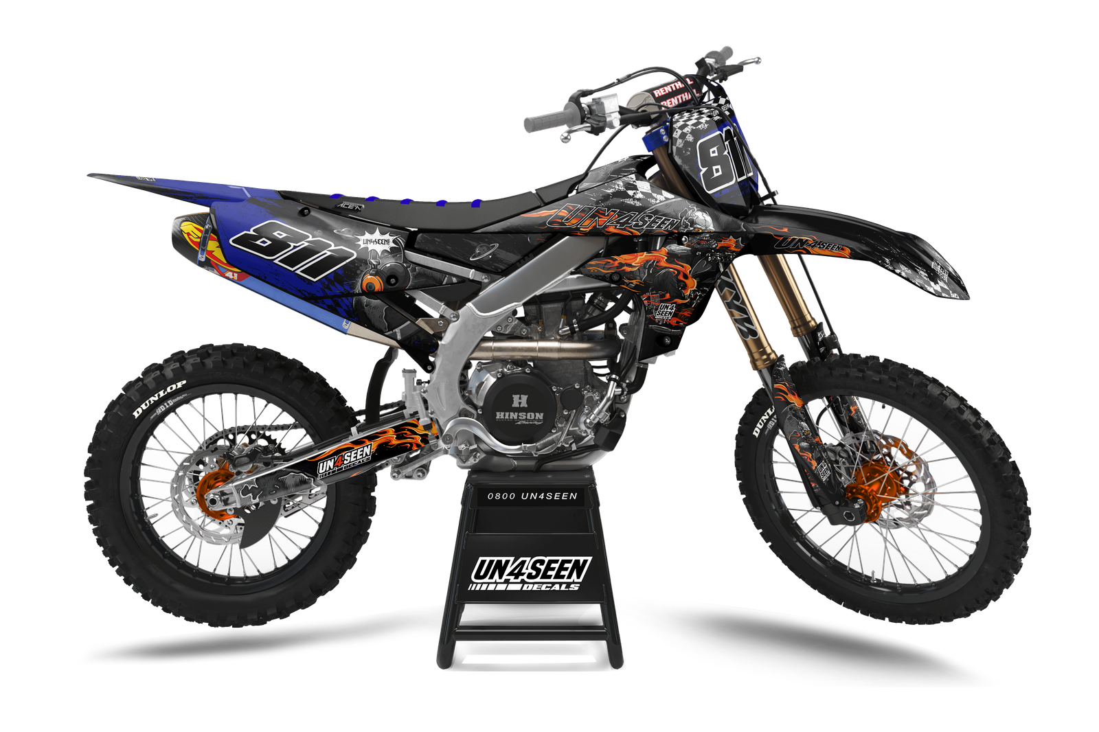 Yamaha Crank  Graphics Kit -  Heat of Noise