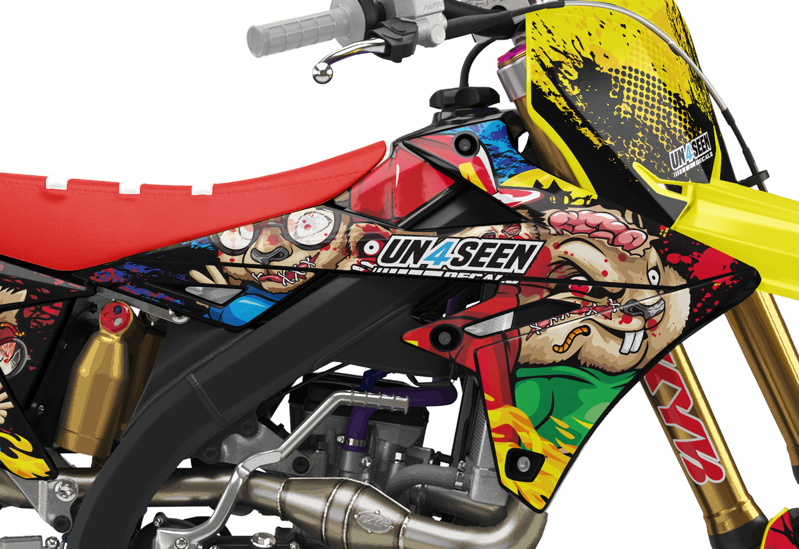 Suzuki Zombie Graphics Kit -  Alvin & The Chipmunks