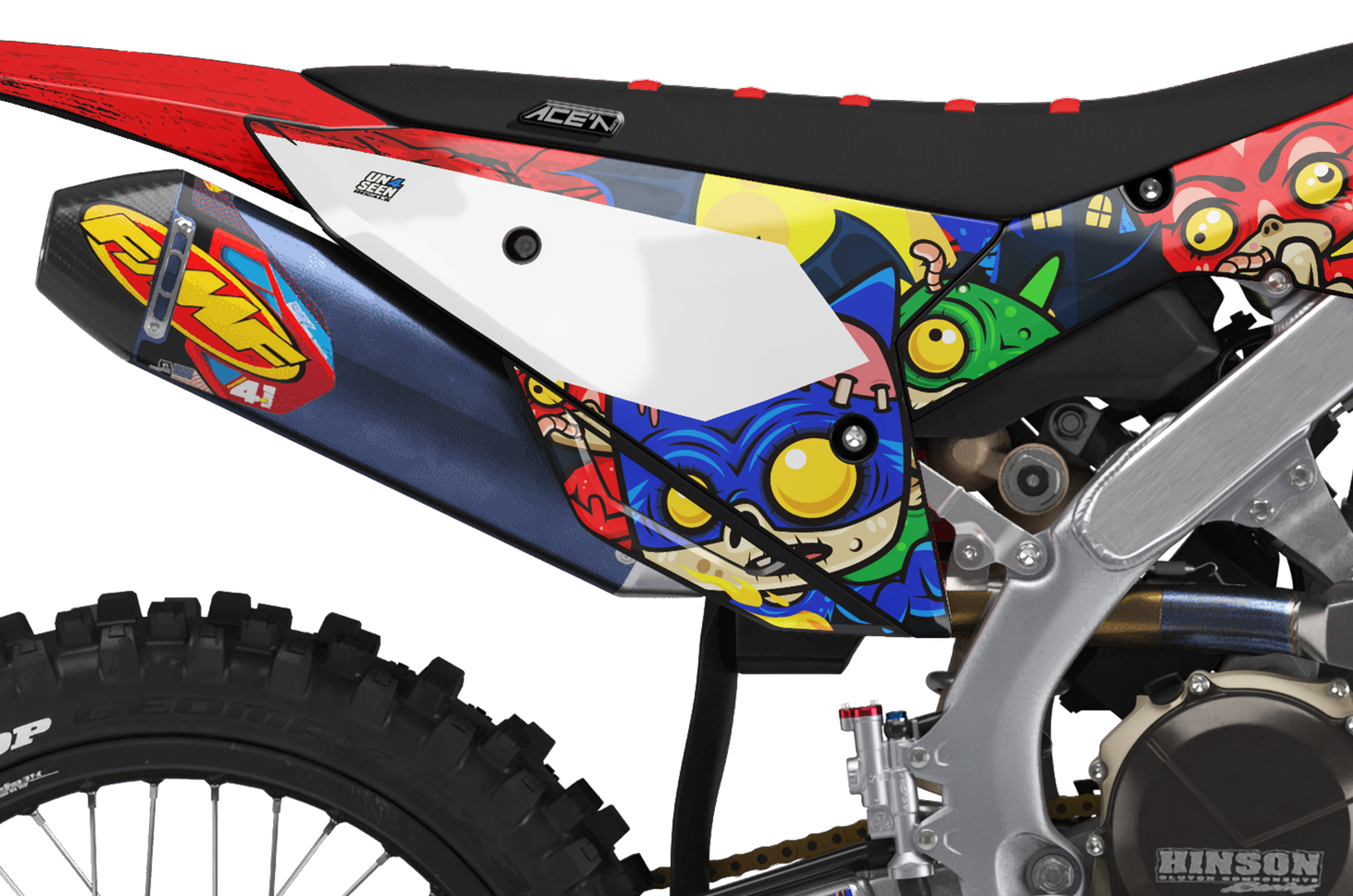 Honda Zombie Graphics Kit -  Masks