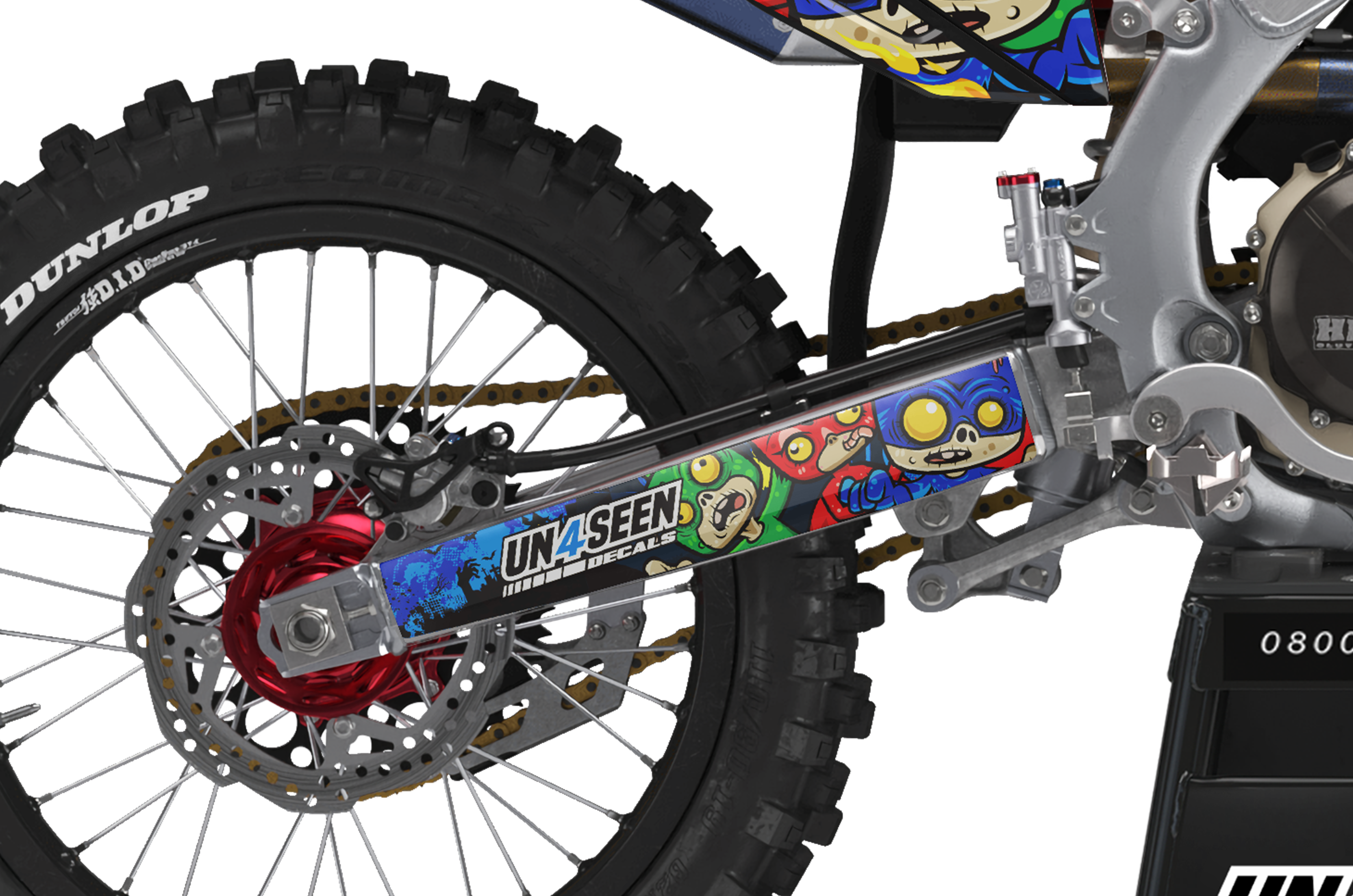 Honda Zombie Graphics Kit -  Masks