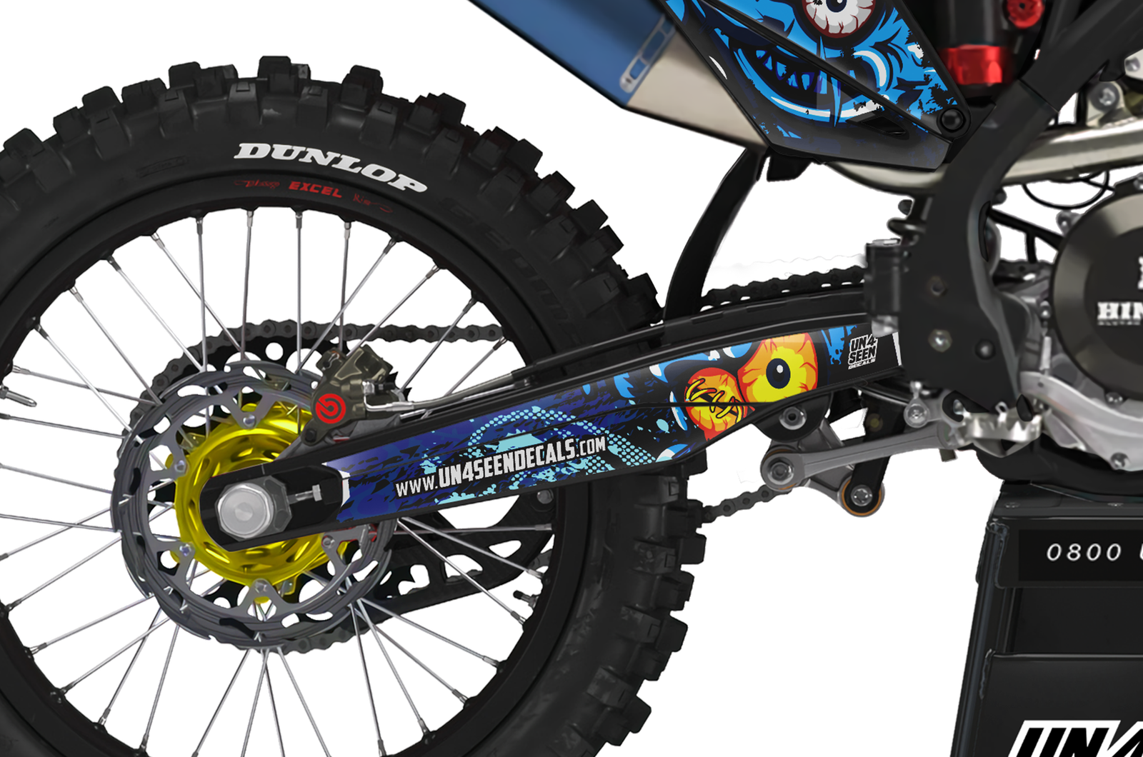 GasGas Zombie Graphics Kit -  Smurfs