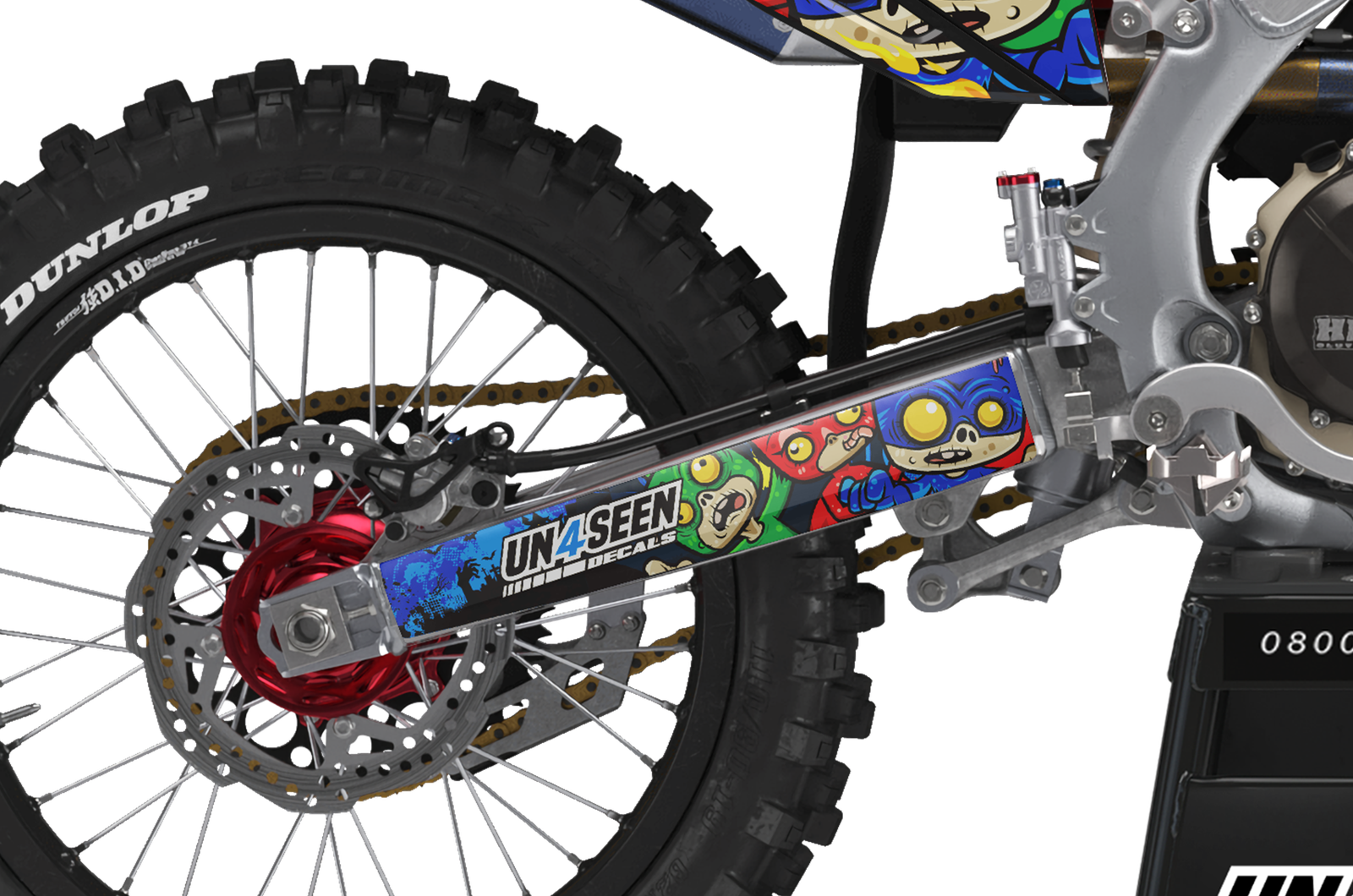 Honda Zombie Graphics Kit -  Masks