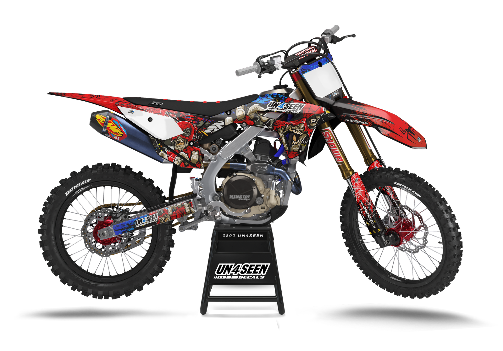 Honda Zombie Graphics Kit -  Spiderman