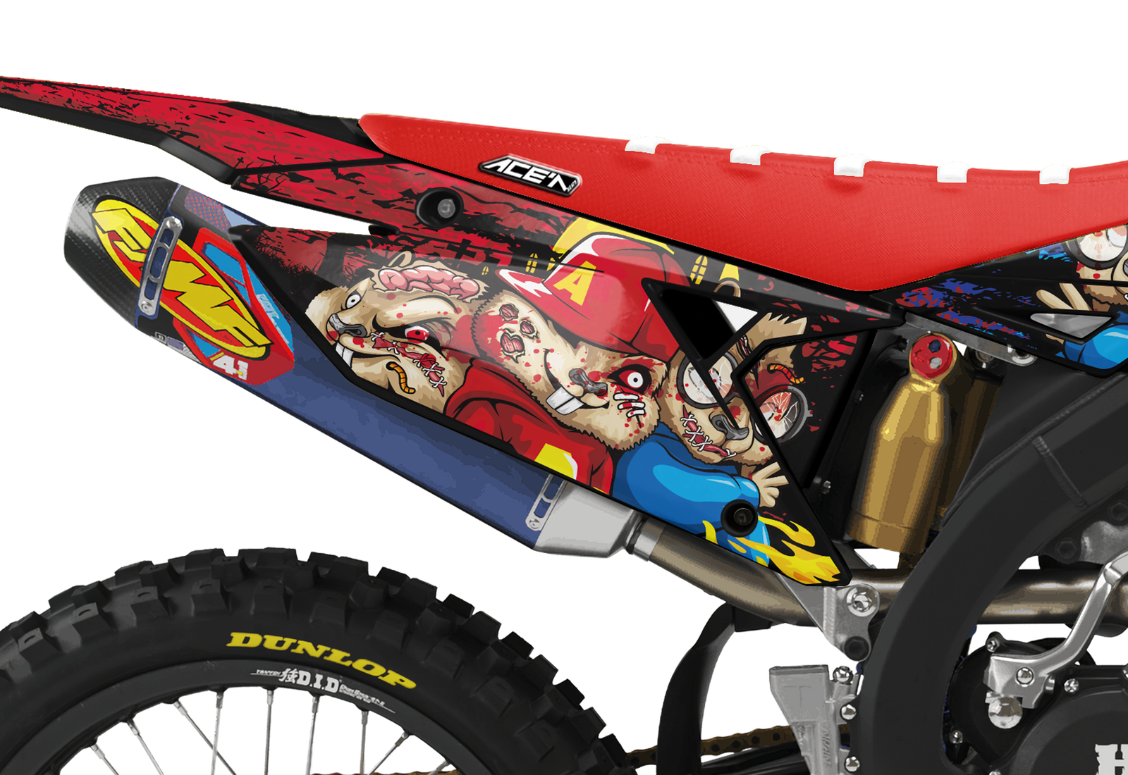 Suzuki Zombie Graphics Kit -  Alvin & The Chipmunks