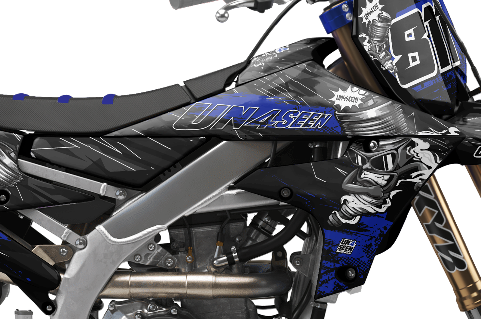 Yamaha Crank  Graphics Kit -  Pist'on Ready