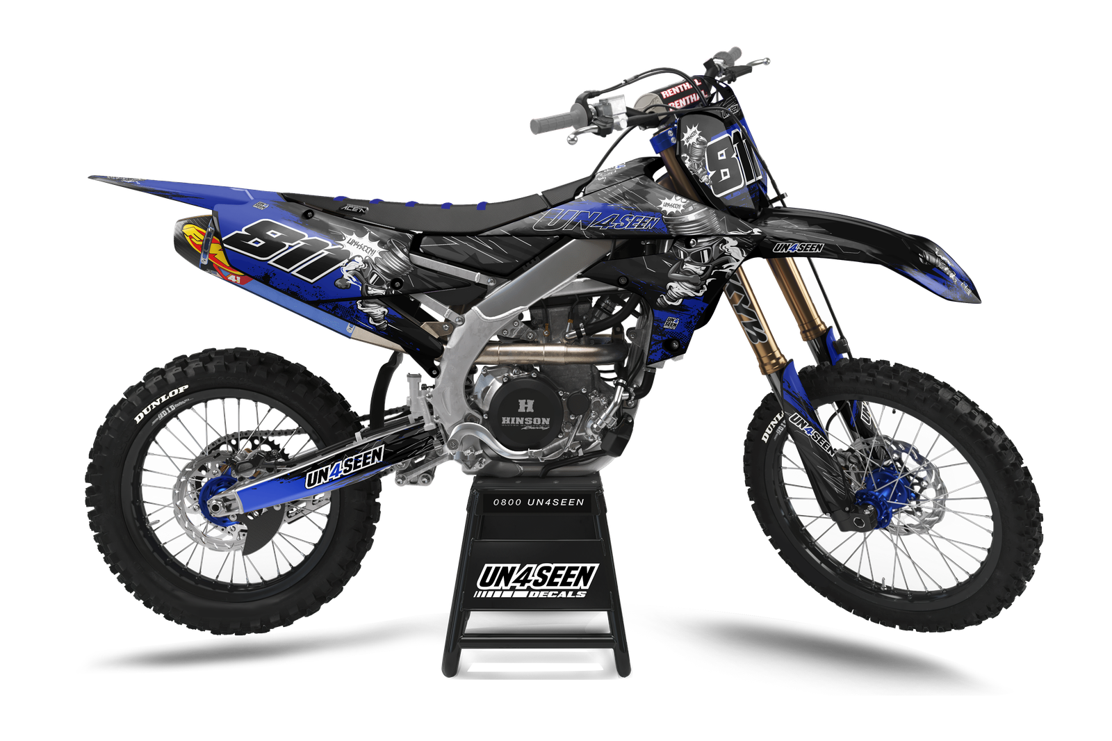 Yamaha Crank  Graphics Kit -  Pist'on Ready