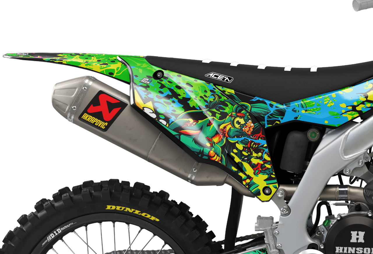 Kawasaki Zombie Graphics Kit -  Lion