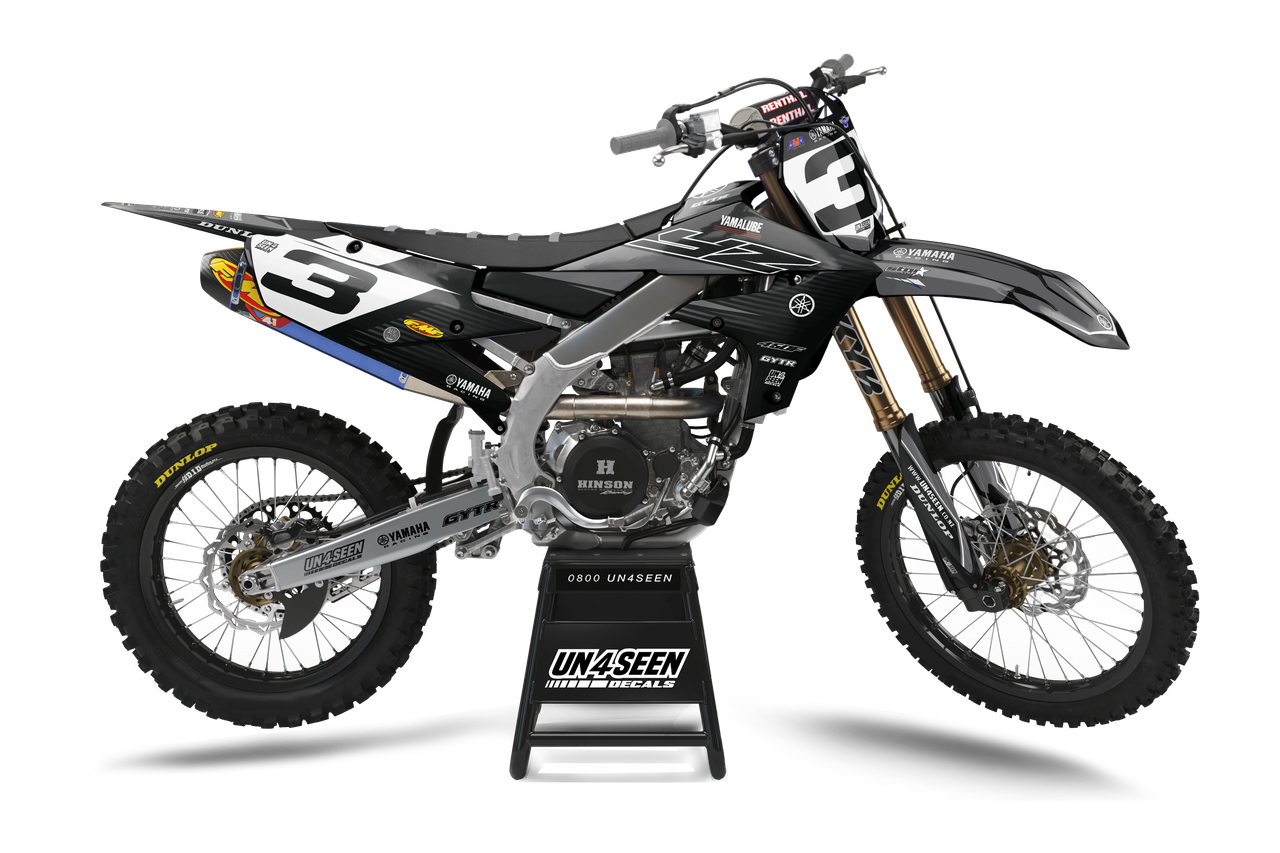 yamaha Graphics Kit - boss black