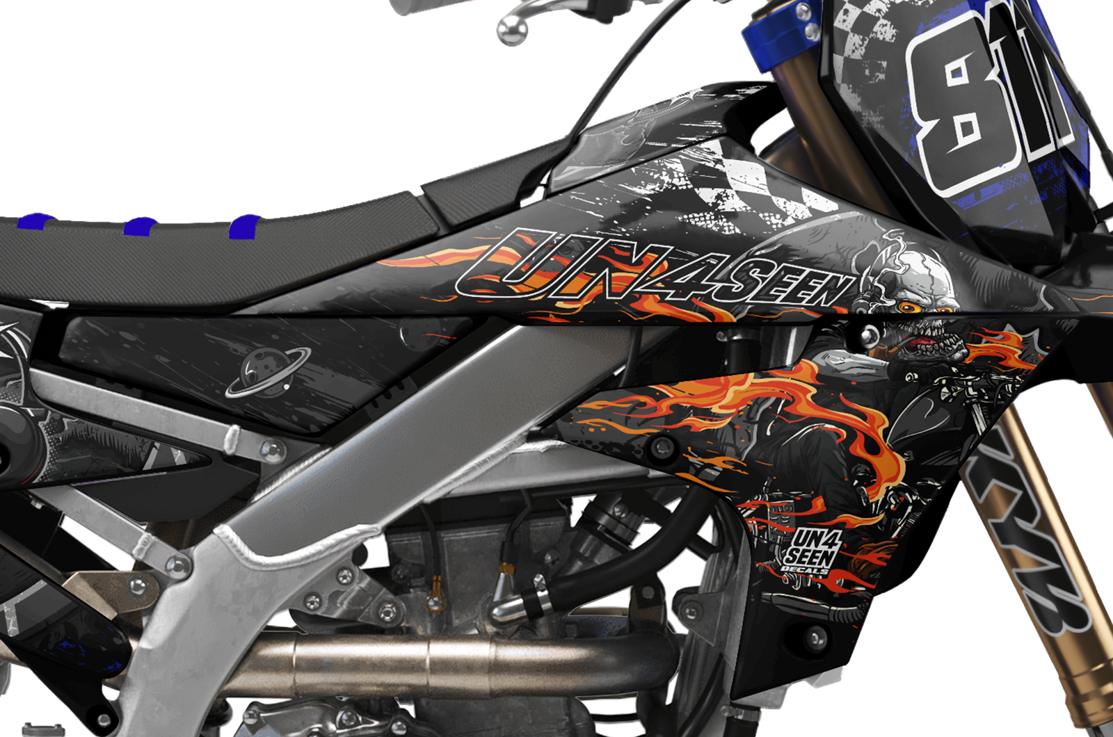 Yamaha Crank  Graphics Kit -  Heat of Noise