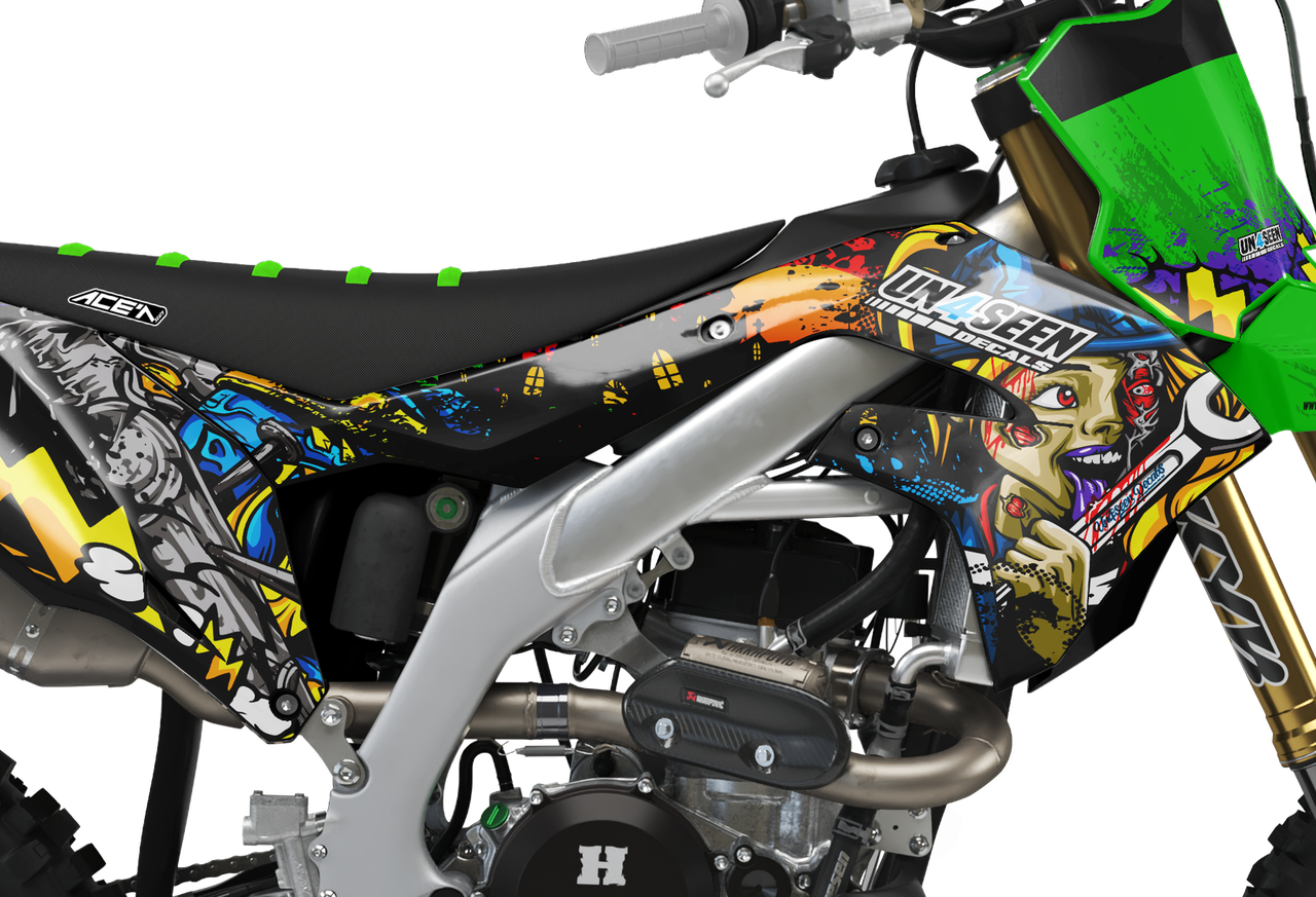 Kawasaki Zombie Graphics Kit -  Builder