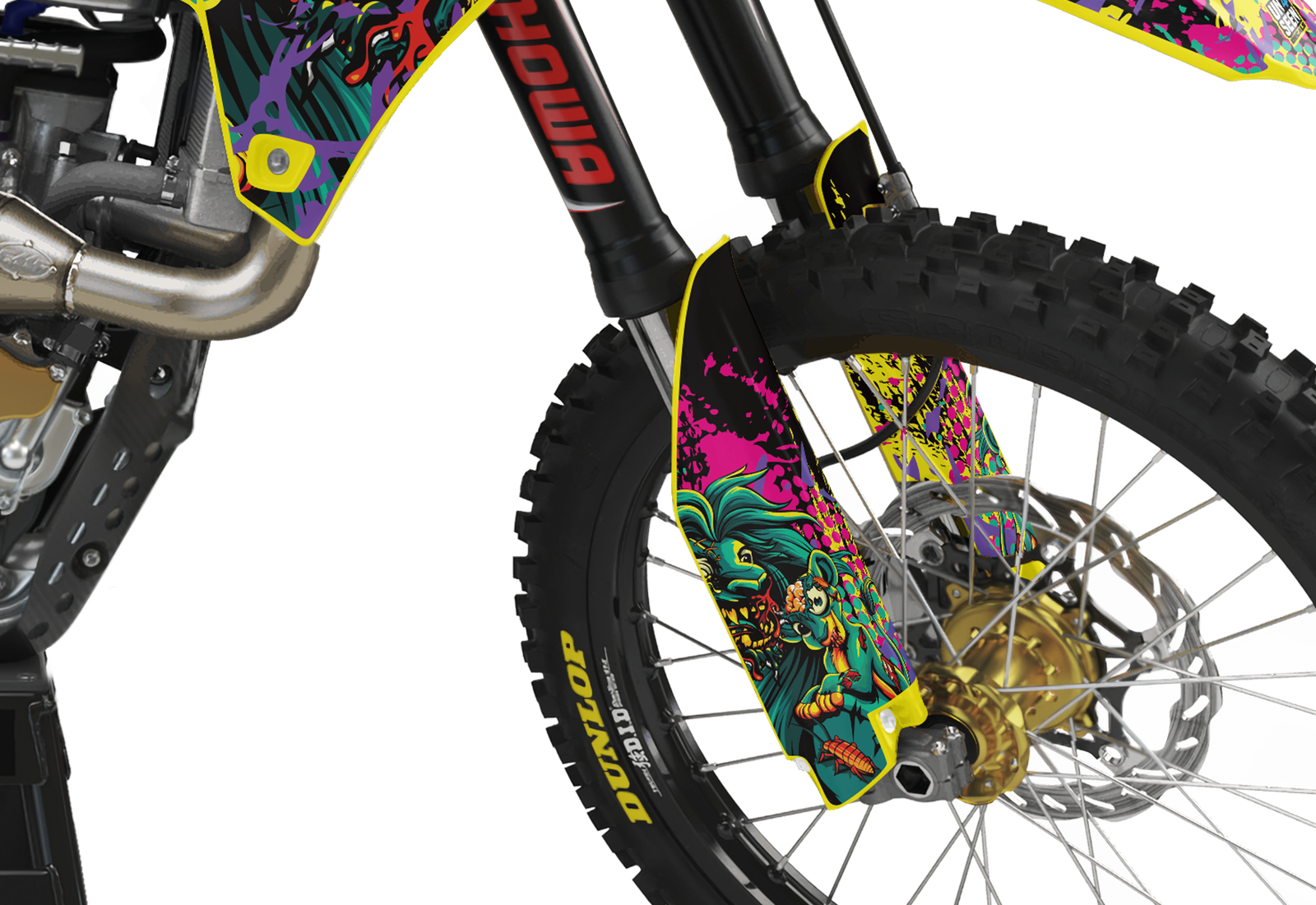 Suzuki Zombie Graphics Kit -  Lion