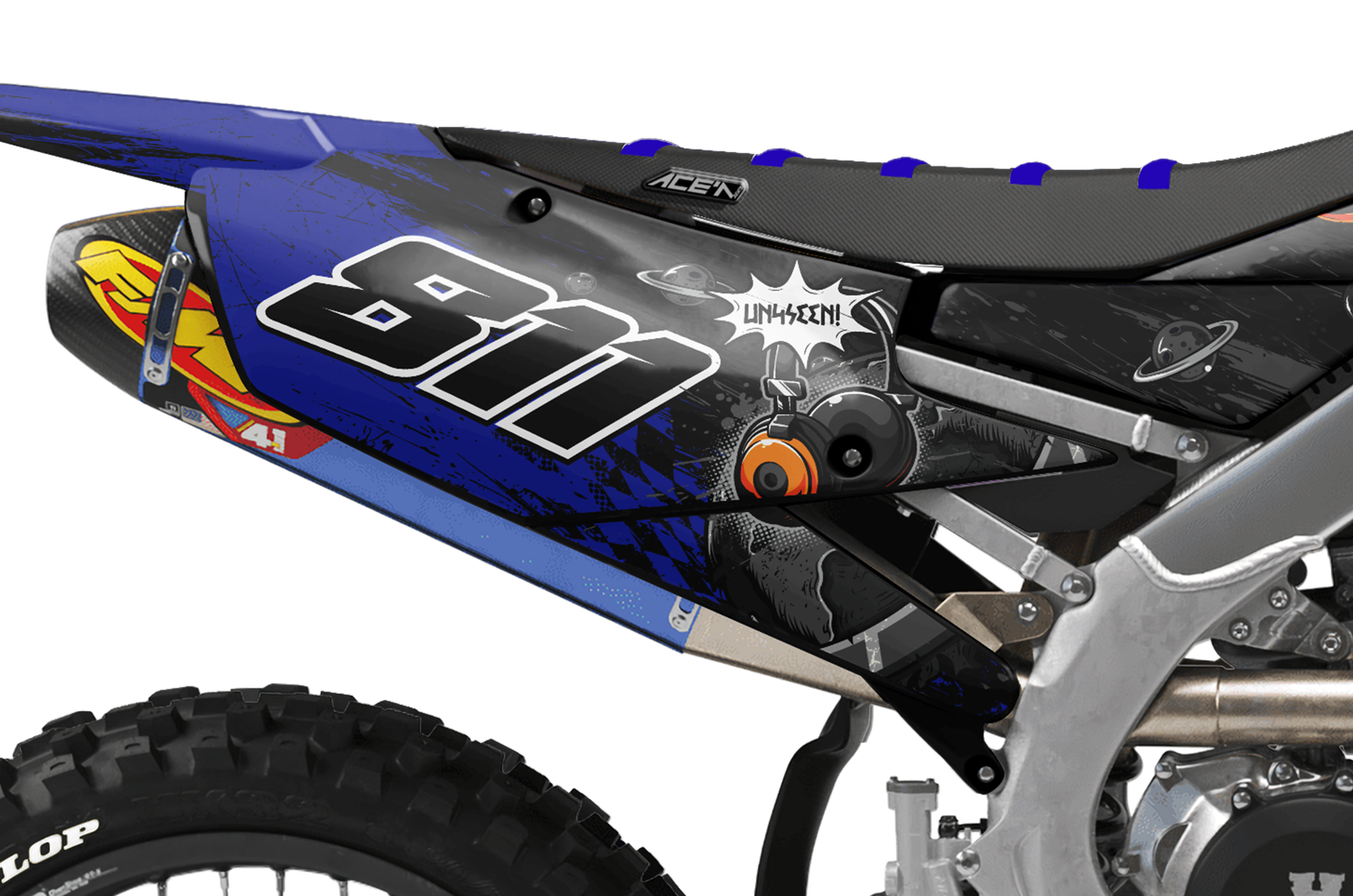 Yamaha Crank  Graphics Kit -  Heat of Noise