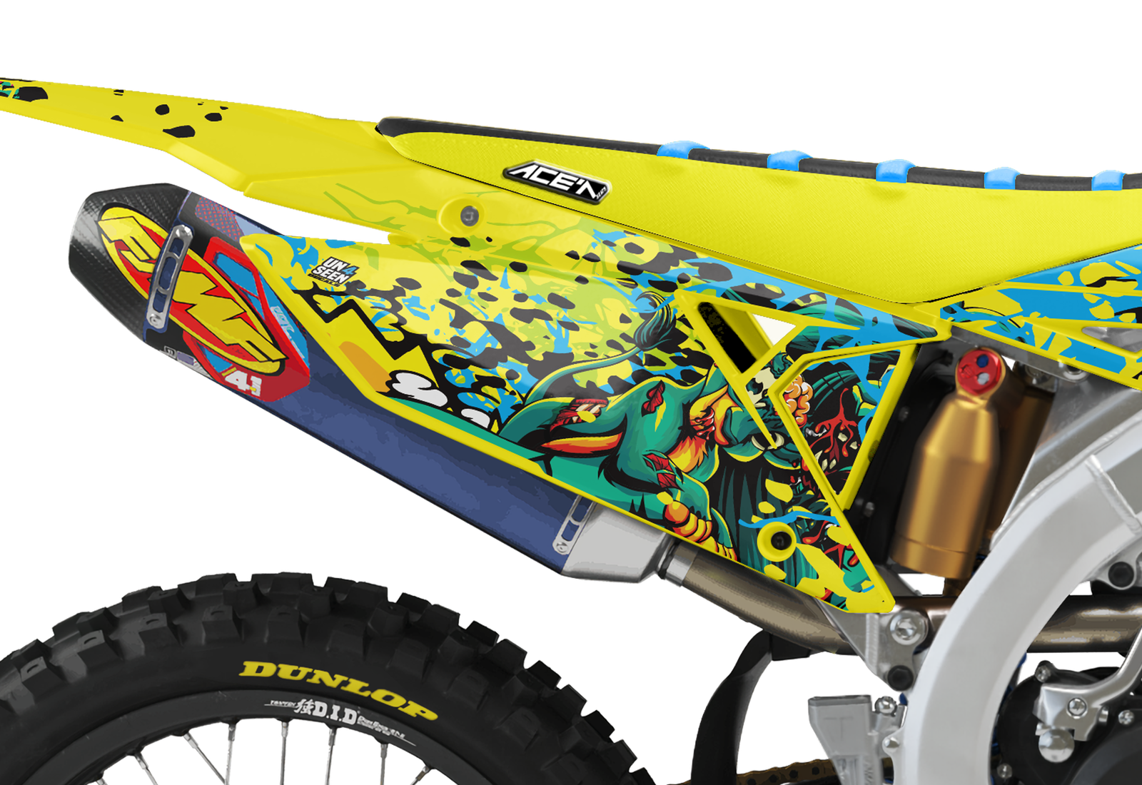 Suzuki Zombie Graphics Kit -  Lion