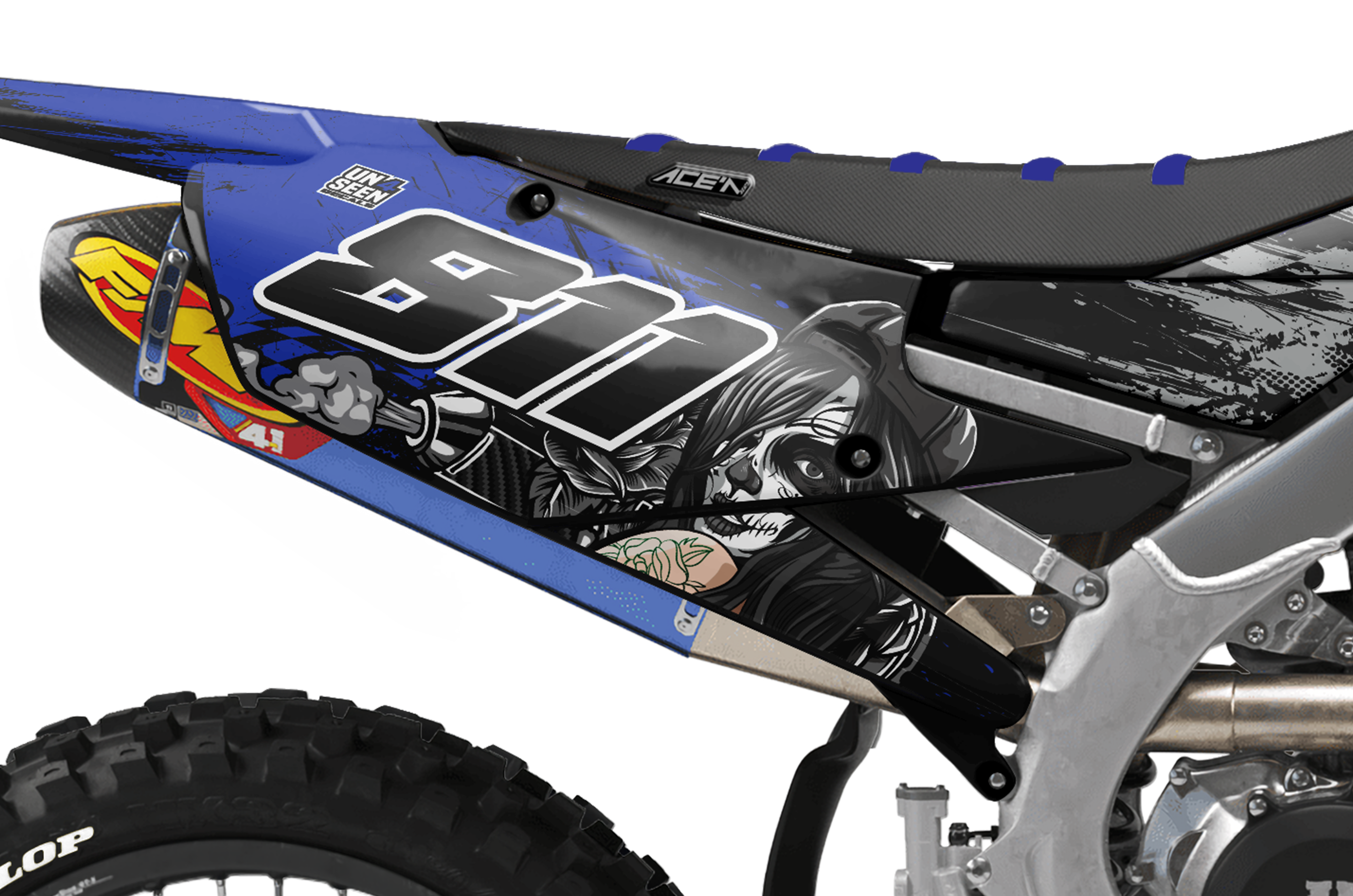 Yamaha Crank  Graphics Kit -  Darkness of Power