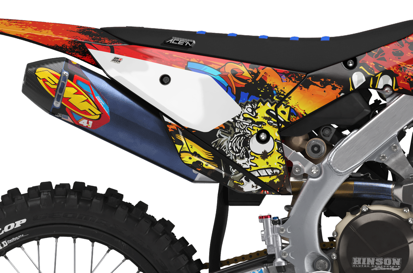 Honda  Zombie Graphics Kit - Barttwo