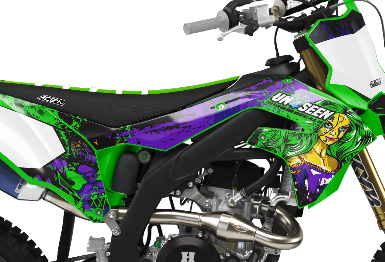 Kawasaki Zombie Graphics Kit -  Barbie