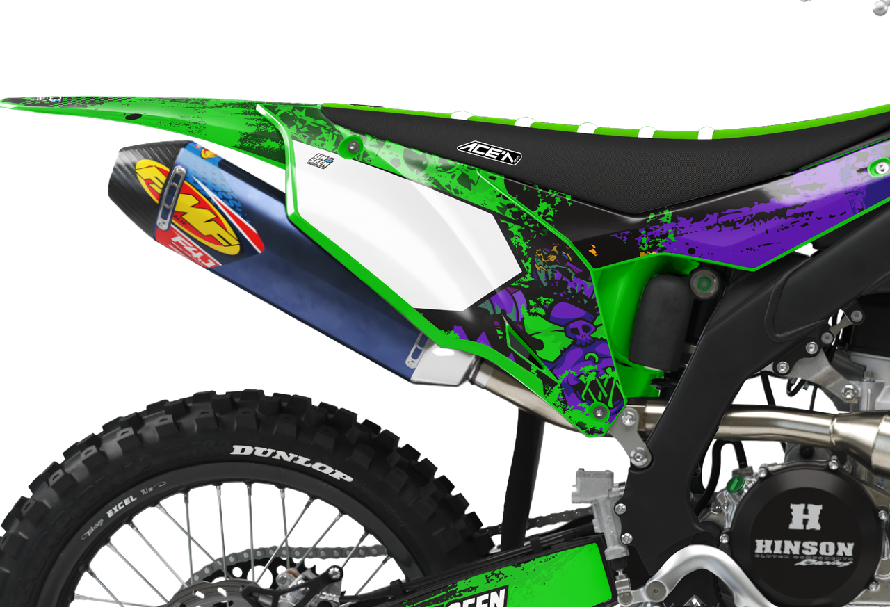 Kawasaki Zombie Graphics Kit -  Barbie