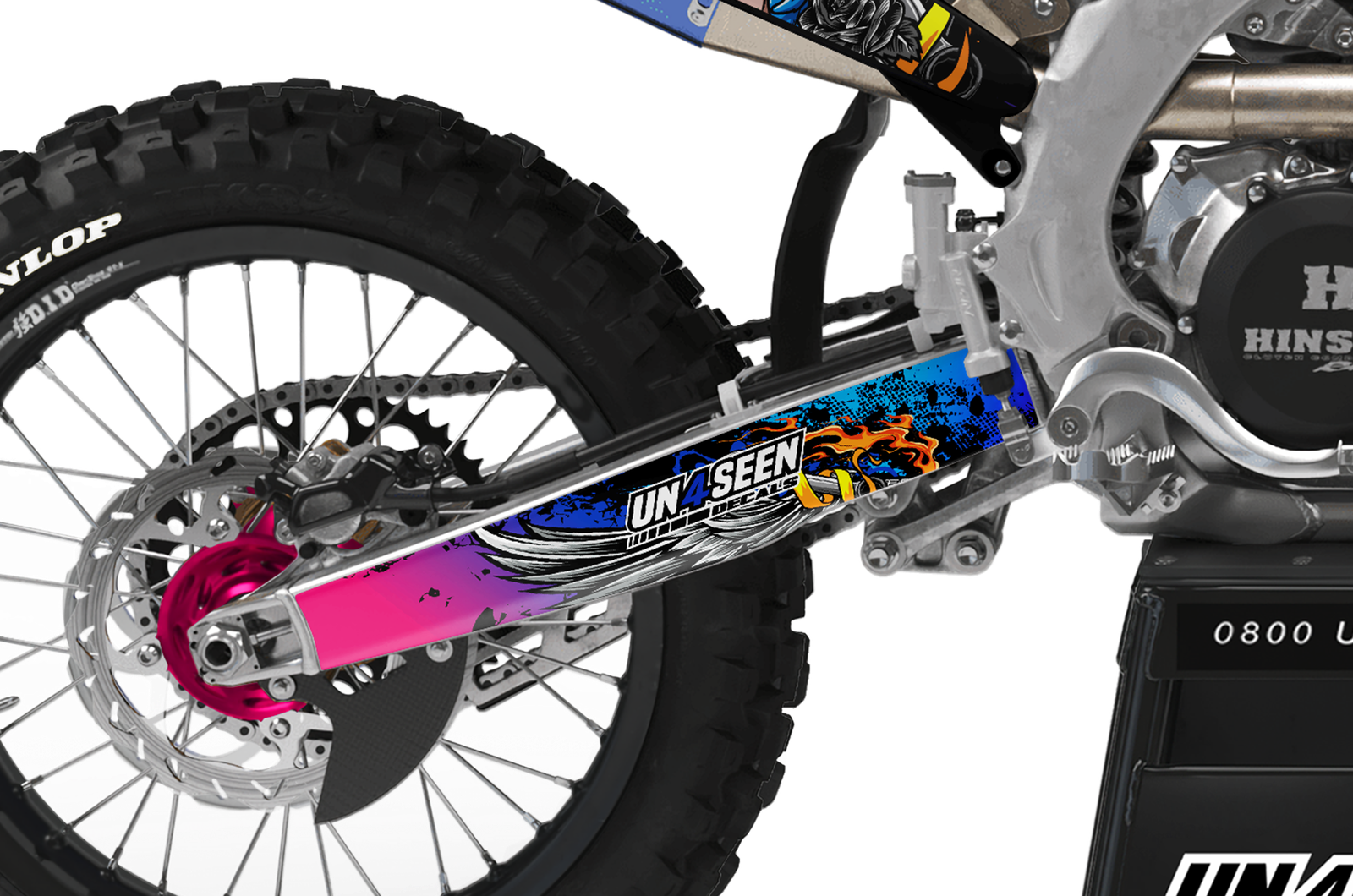 Yamaha Crank  Graphics Kit -  Mexico Rainbows