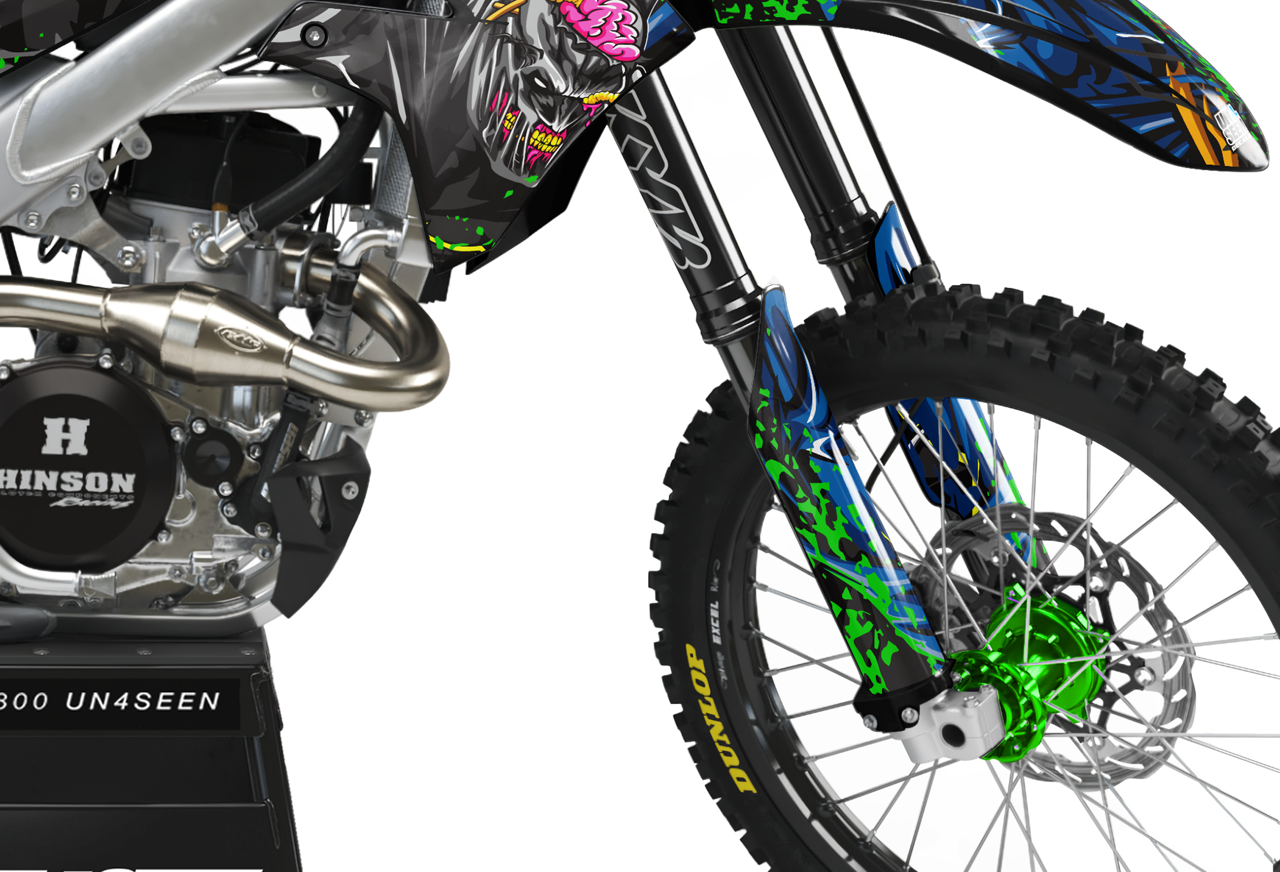 Kawasaki Zombie Graphics Kit -  Batman