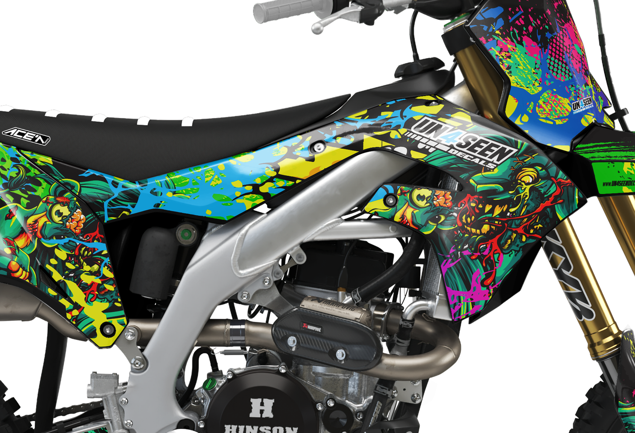 Kawasaki Zombie Graphics Kit -  Lion