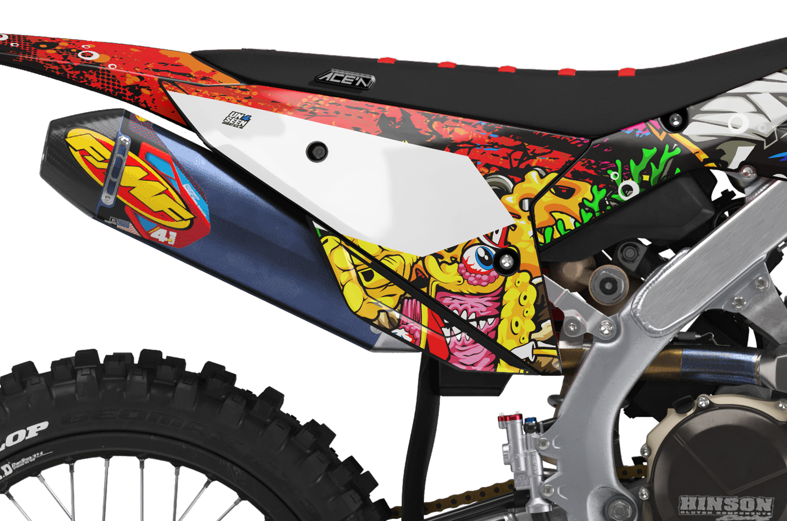 Honda Zombie Graphics Kit -  Spongebob