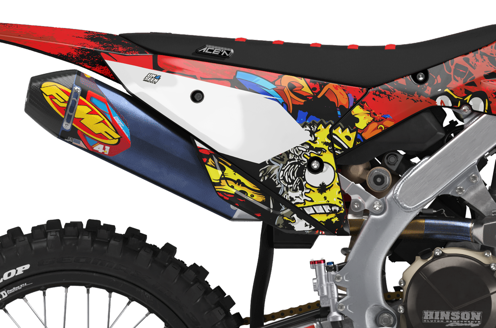 Honda Zombie Graphics Kit -  Bart