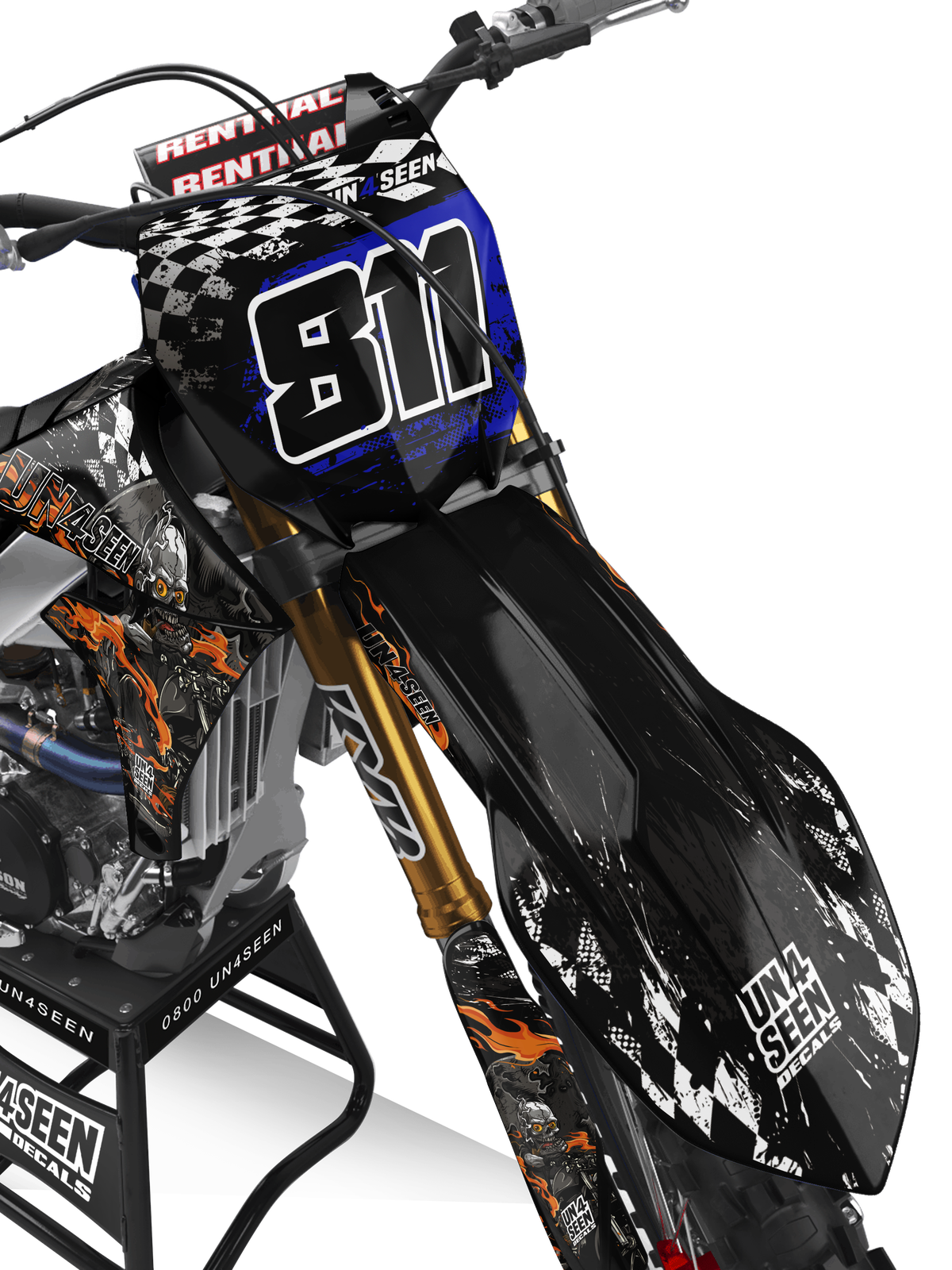 Yamaha Crank  Graphics Kit -  Heat of Noise