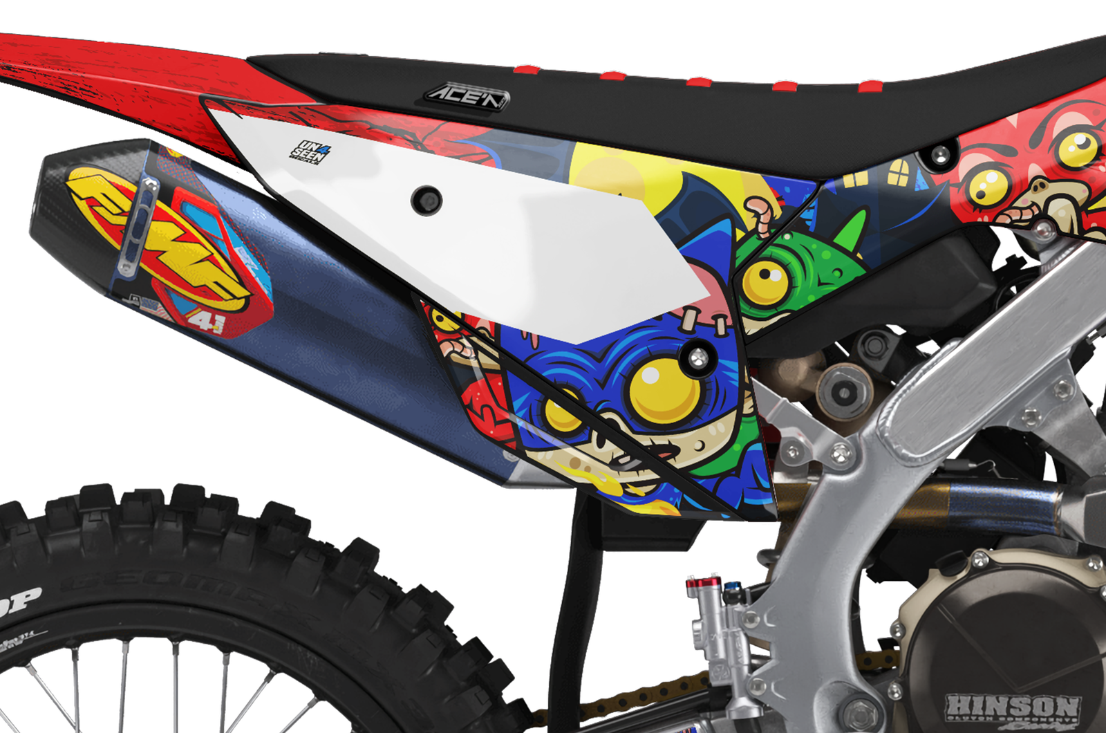 Honda Zombie Graphics Kit -  Masks