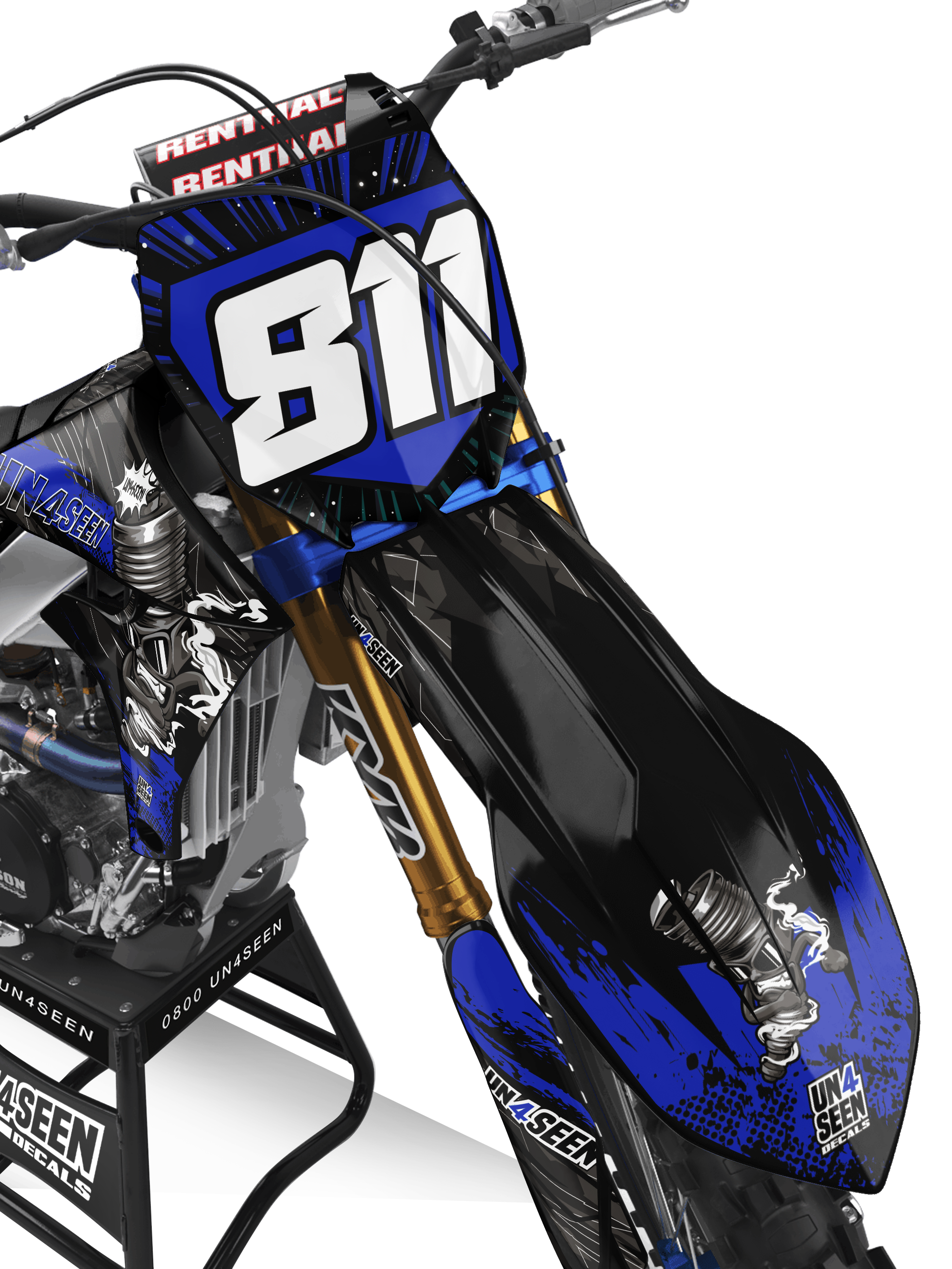 Yamaha Crank  Graphics Kit -  Pist'on Ready