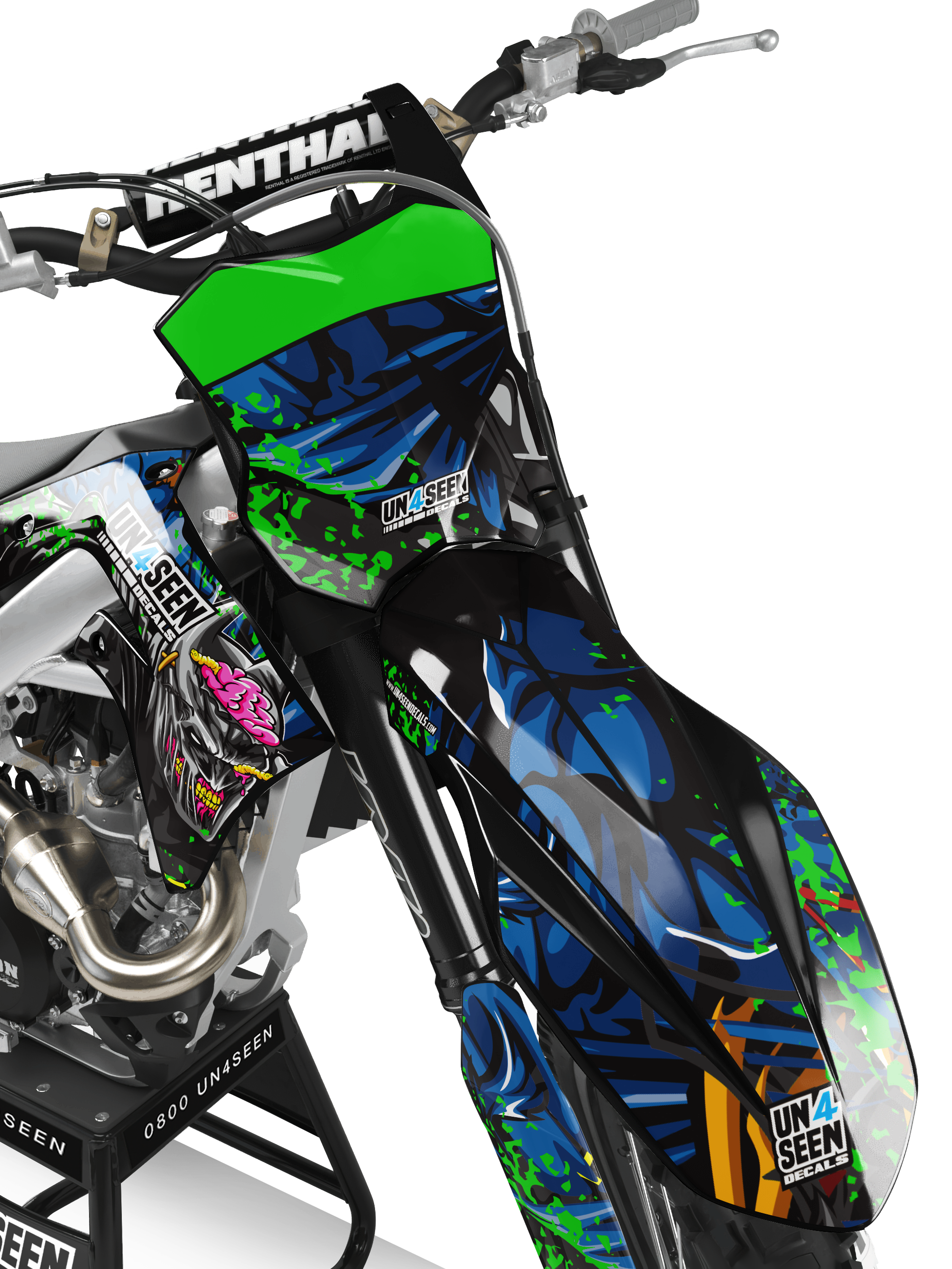 Kawasaki Zombie Graphics Kit -  Batman