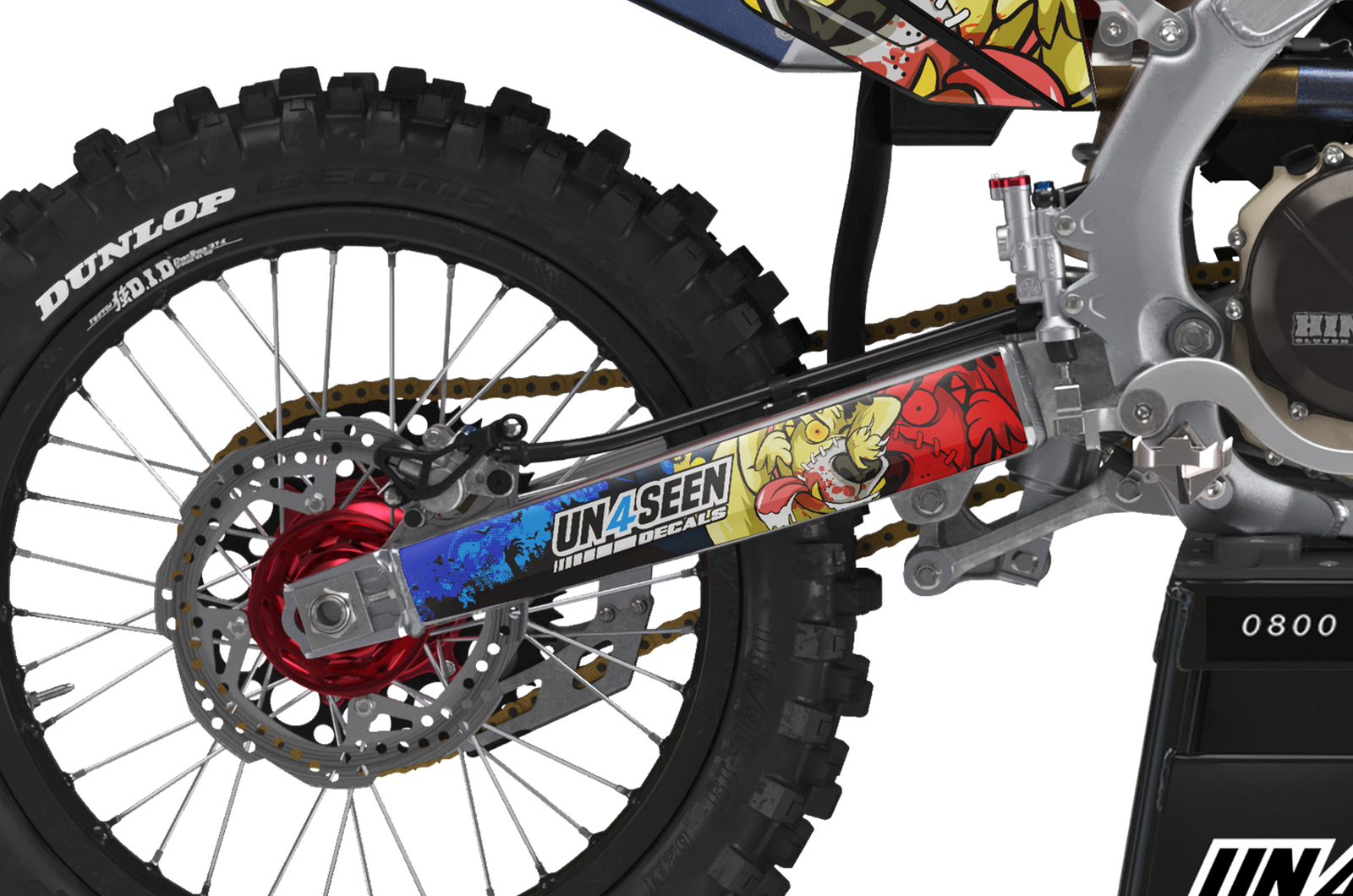 Honda Zombie Graphics Kit -  Mutley