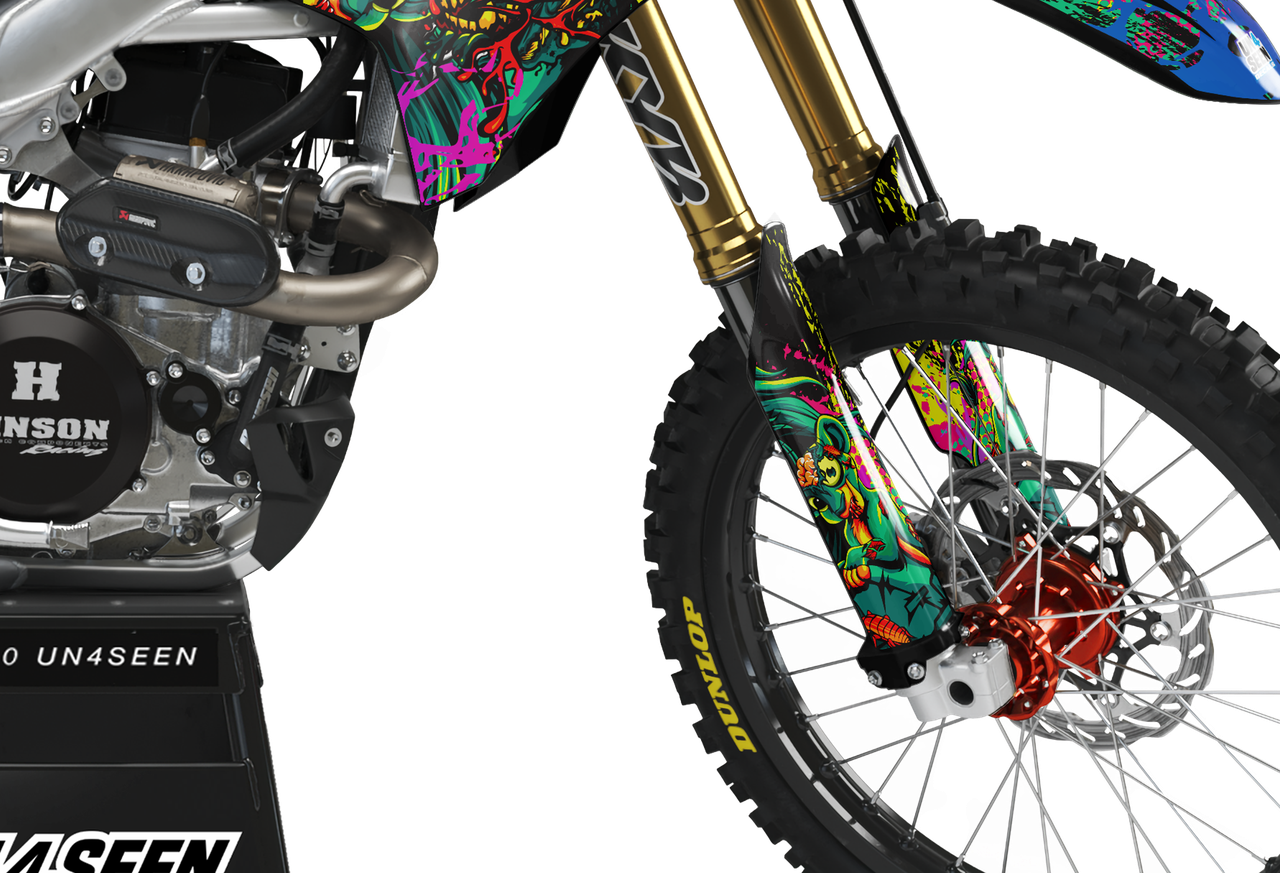 Kawasaki Zombie Graphics Kit -  Lion