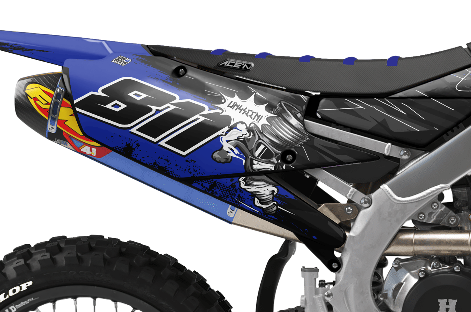 Yamaha Crank  Graphics Kit -  Pist'on Ready