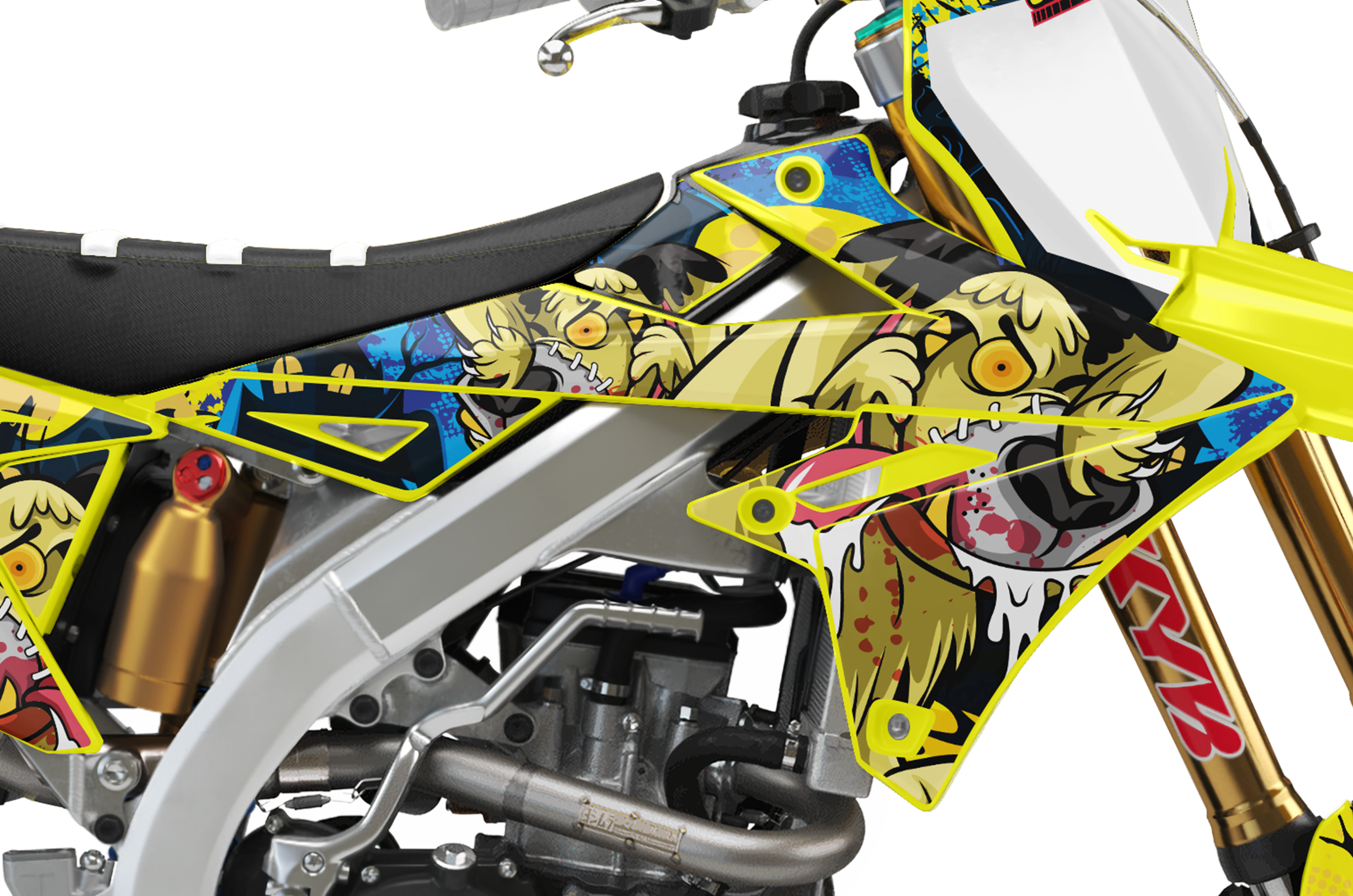 Suzuki Zombie Graphics Kit -  Mutley