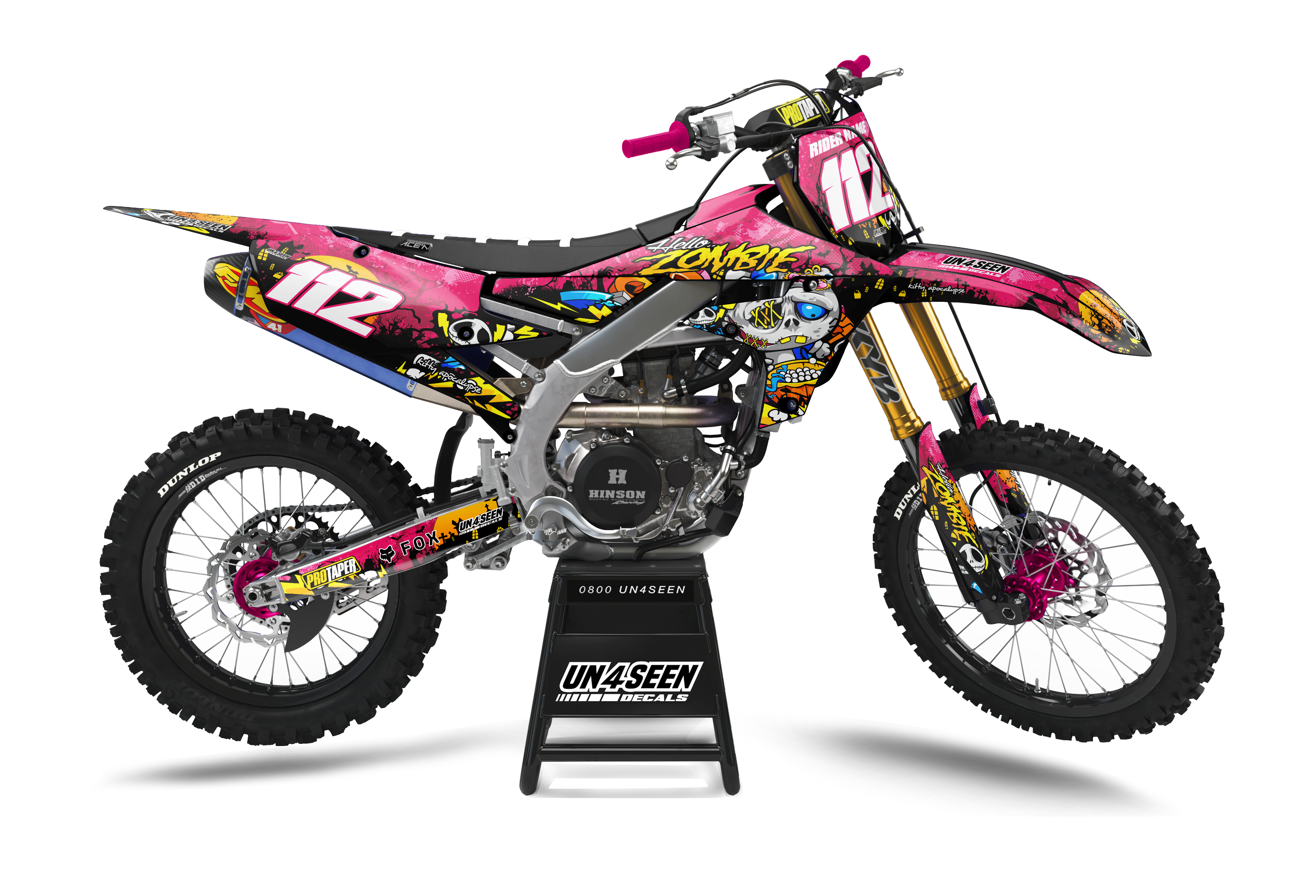 Yamaha Zombie Graphics Kit - Hello Kitty