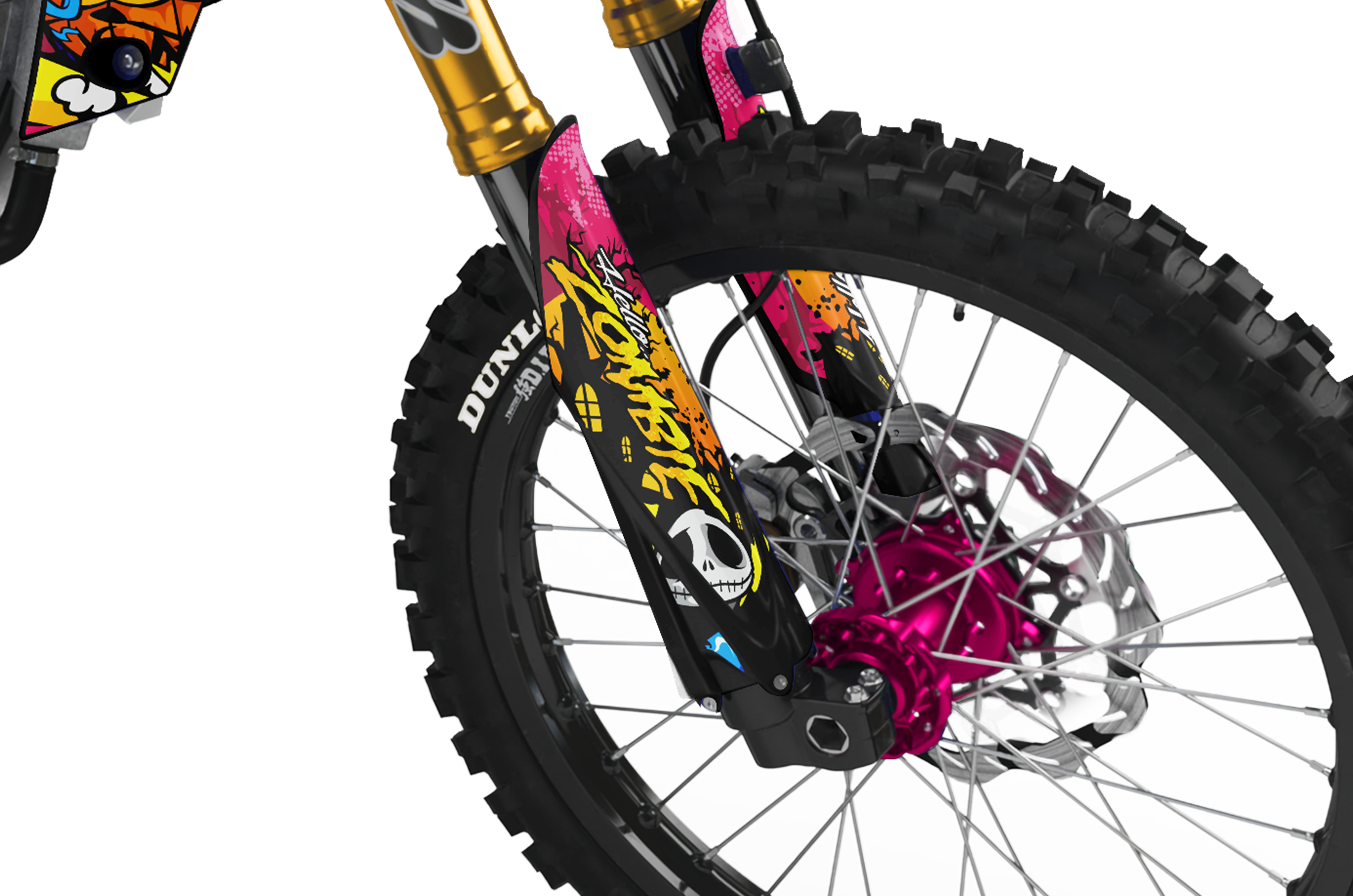 Yamaha Zombie Graphics Kit - Hello Kitty