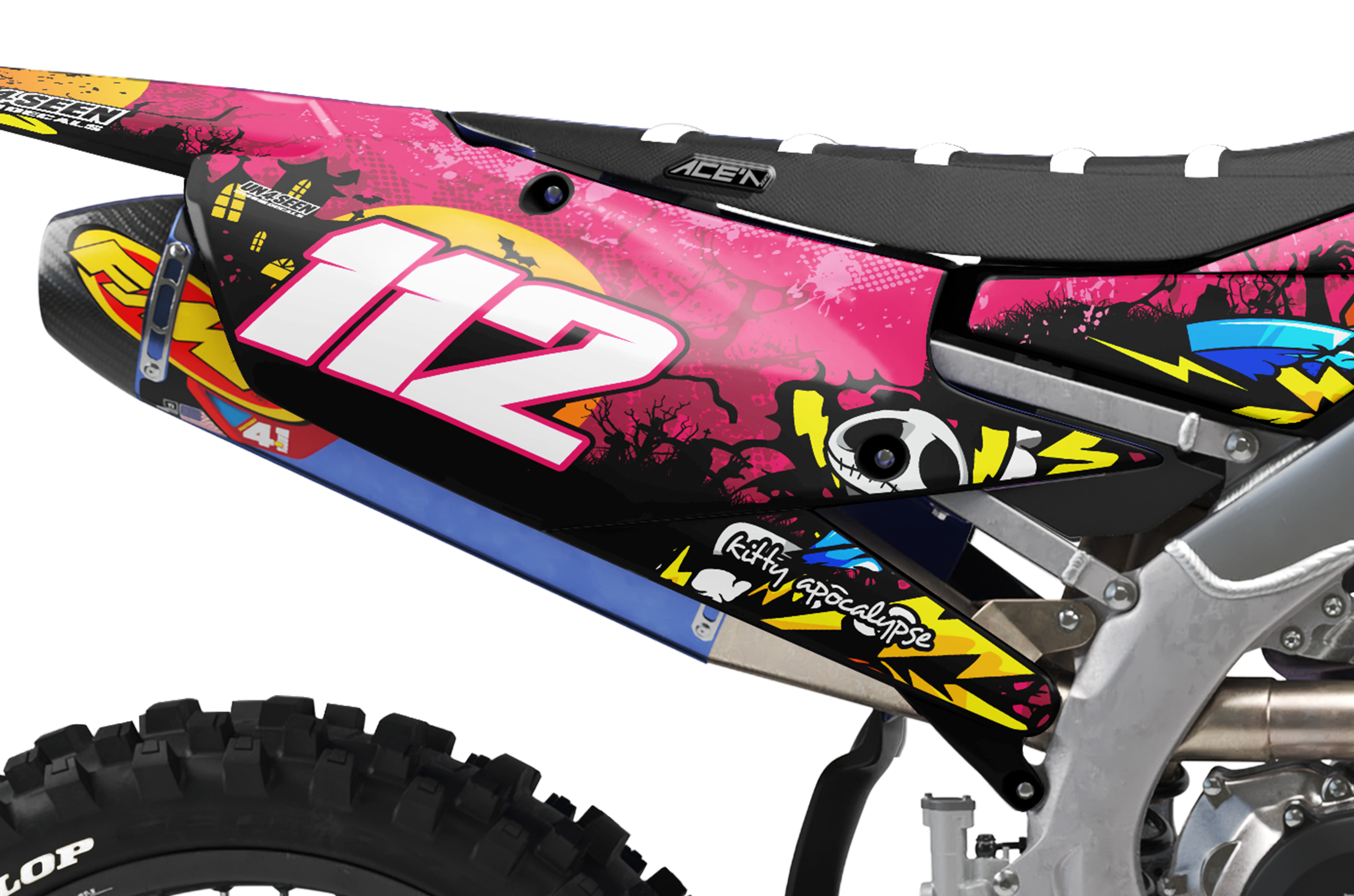 Yamaha Zombie Graphics Kit - Hello Kitty