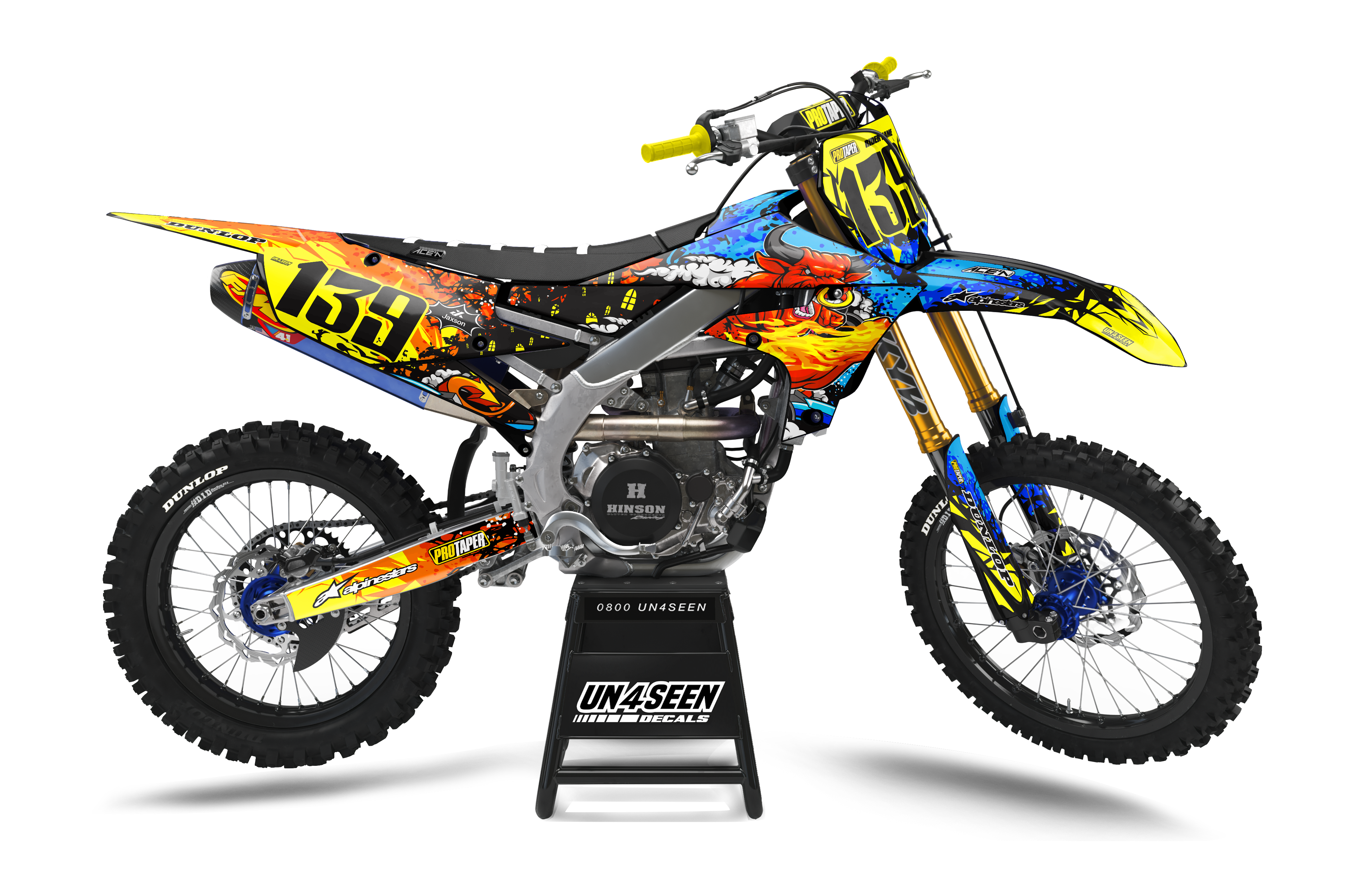 Yamaha Zombie Graphics Kit - Raging Bull
