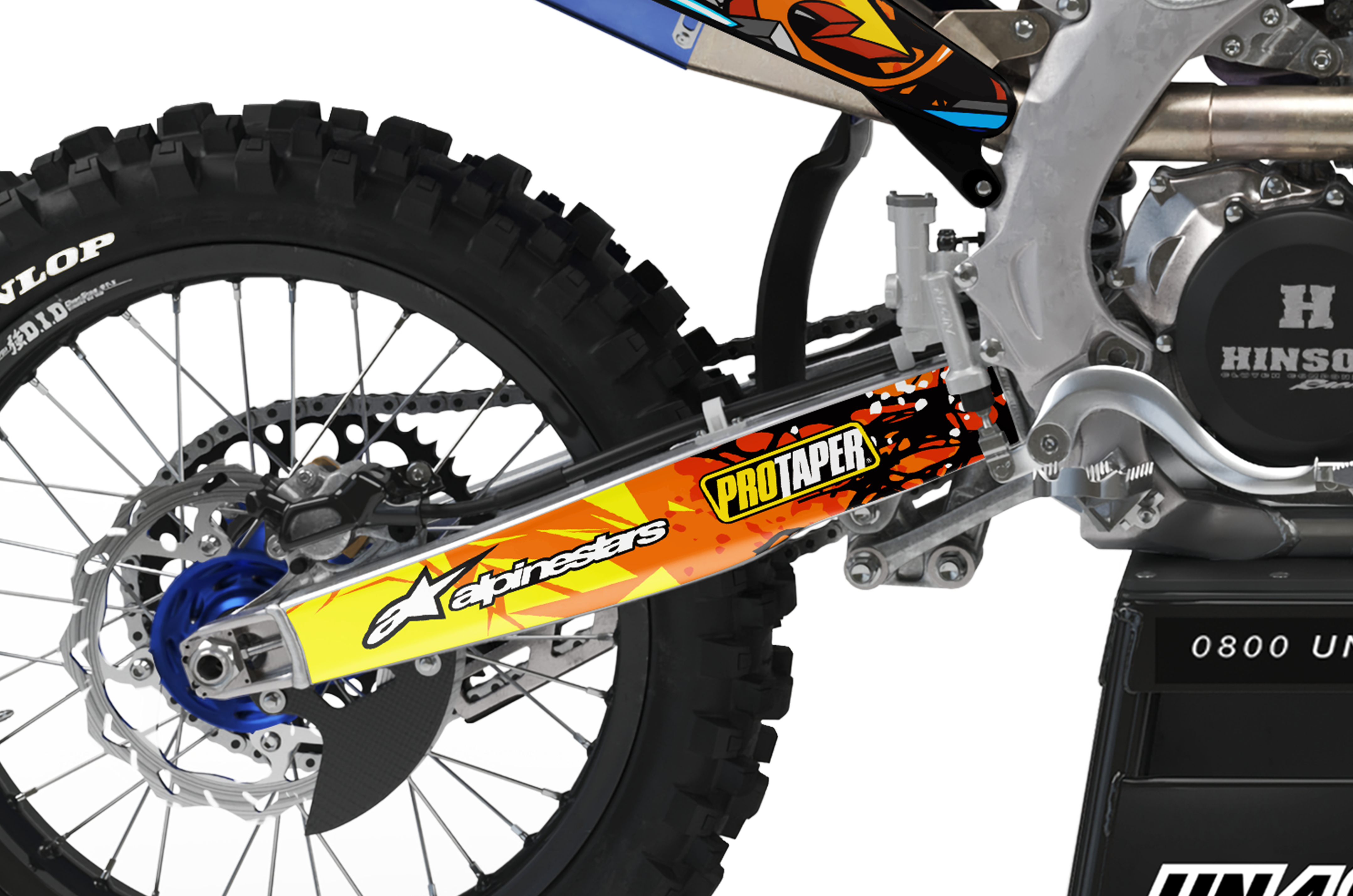 Yamaha Zombie Graphics Kit - Raging Bull
