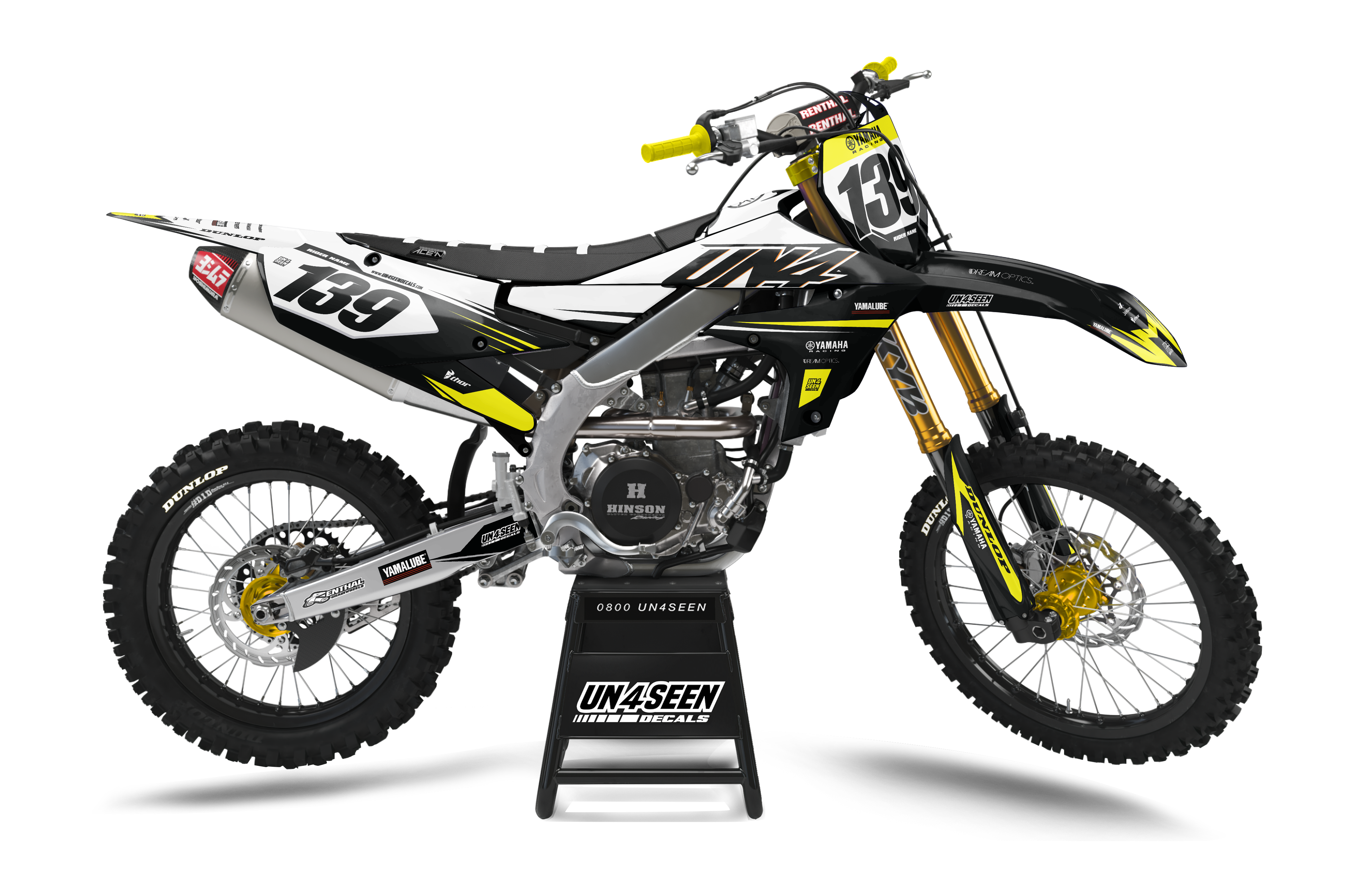 Yamaha Graphics Kit - Axe Yellow