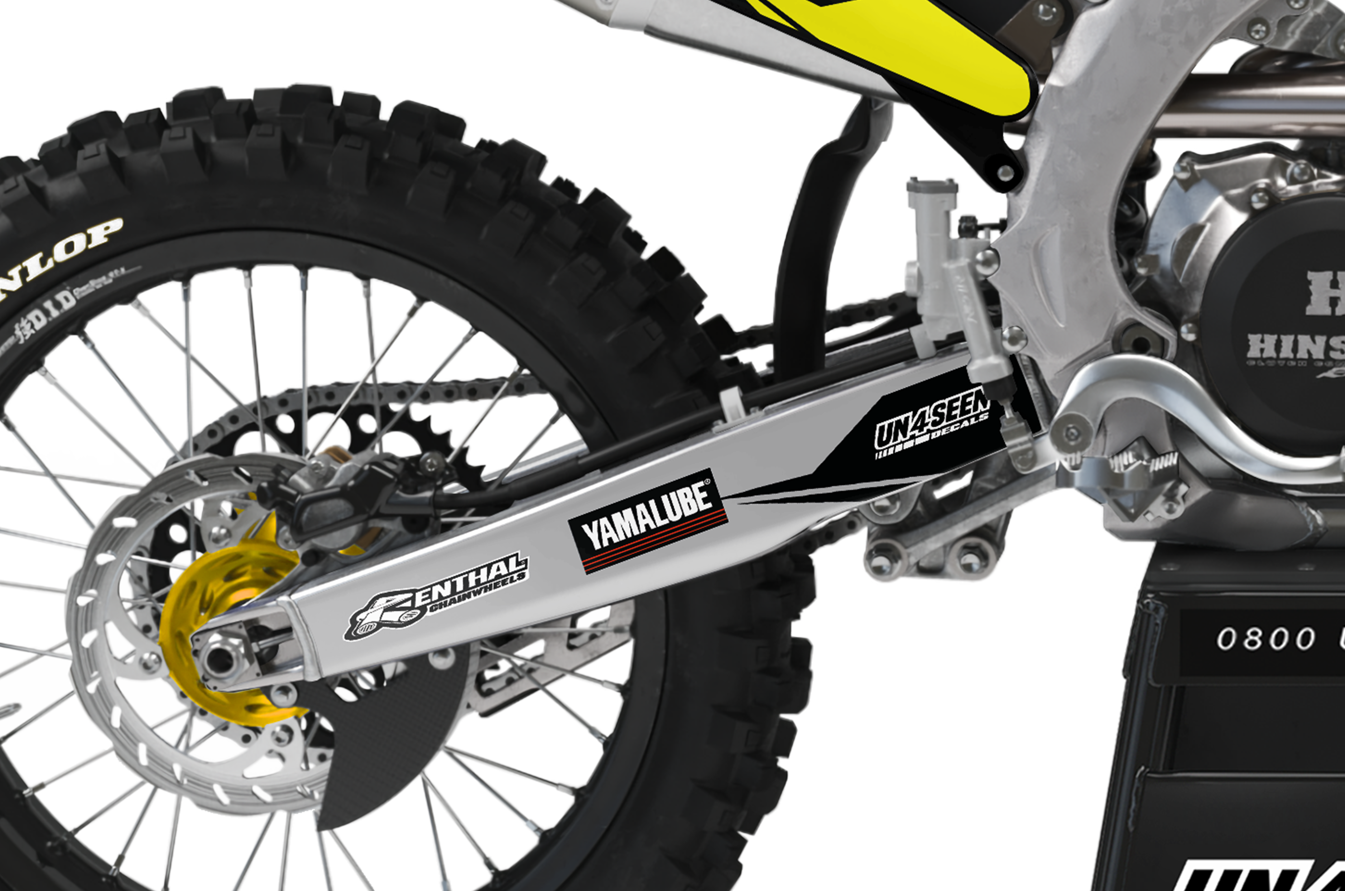 Yamaha Graphics Kit - Axe Yellow