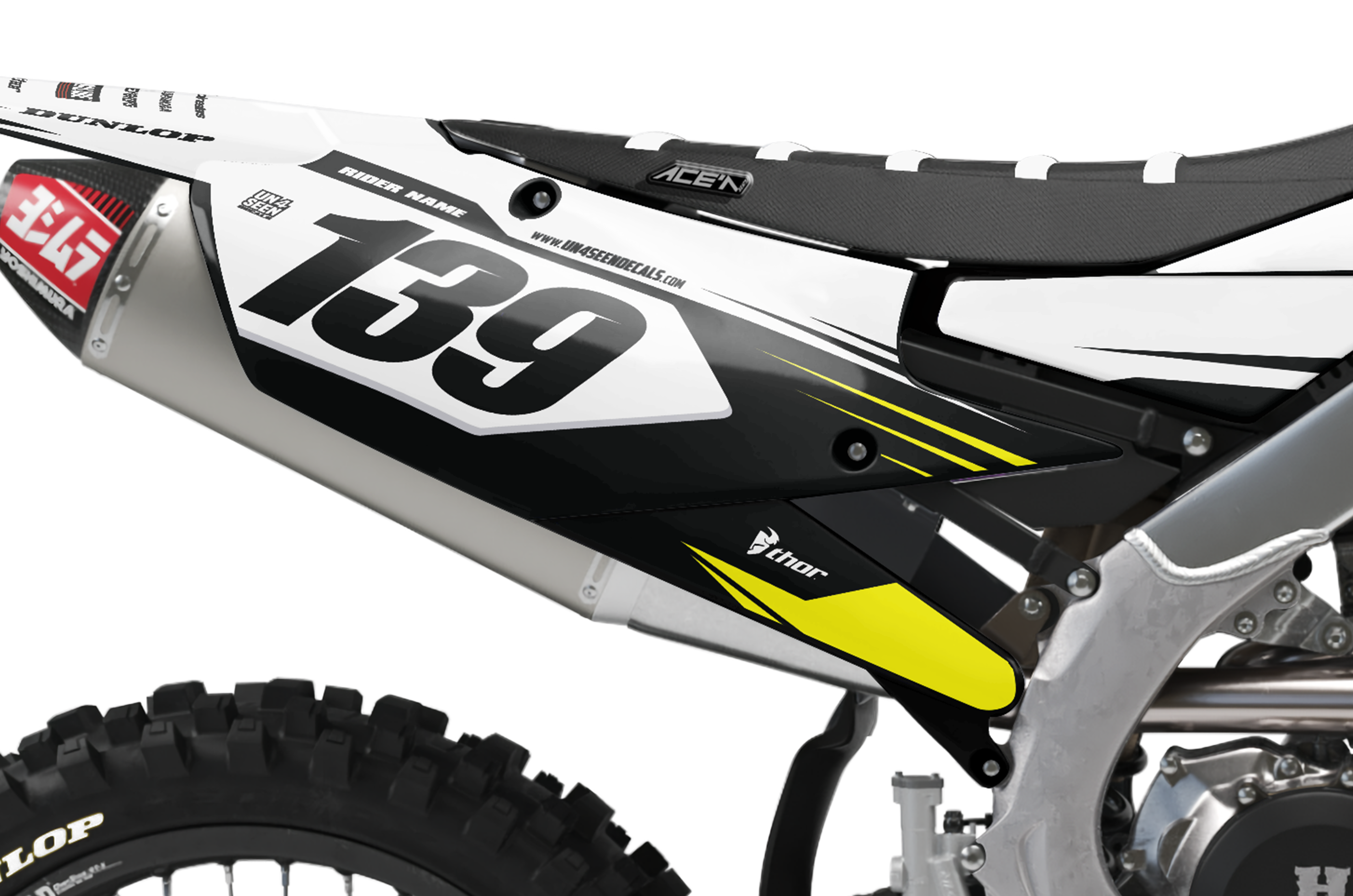 Yamaha Graphics Kit - Axe Yellow