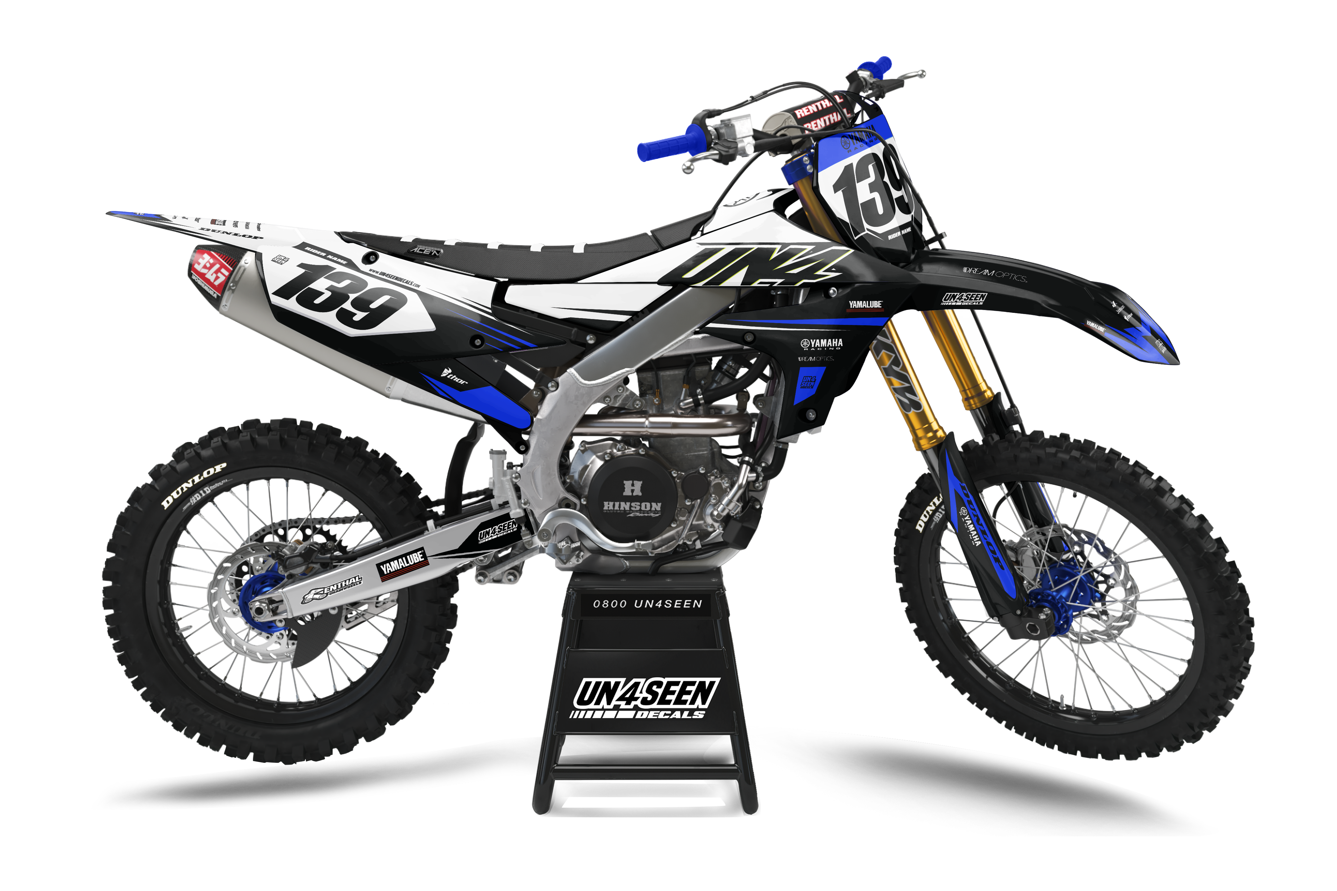 Yamaha Graphics Kit - Axe Blue