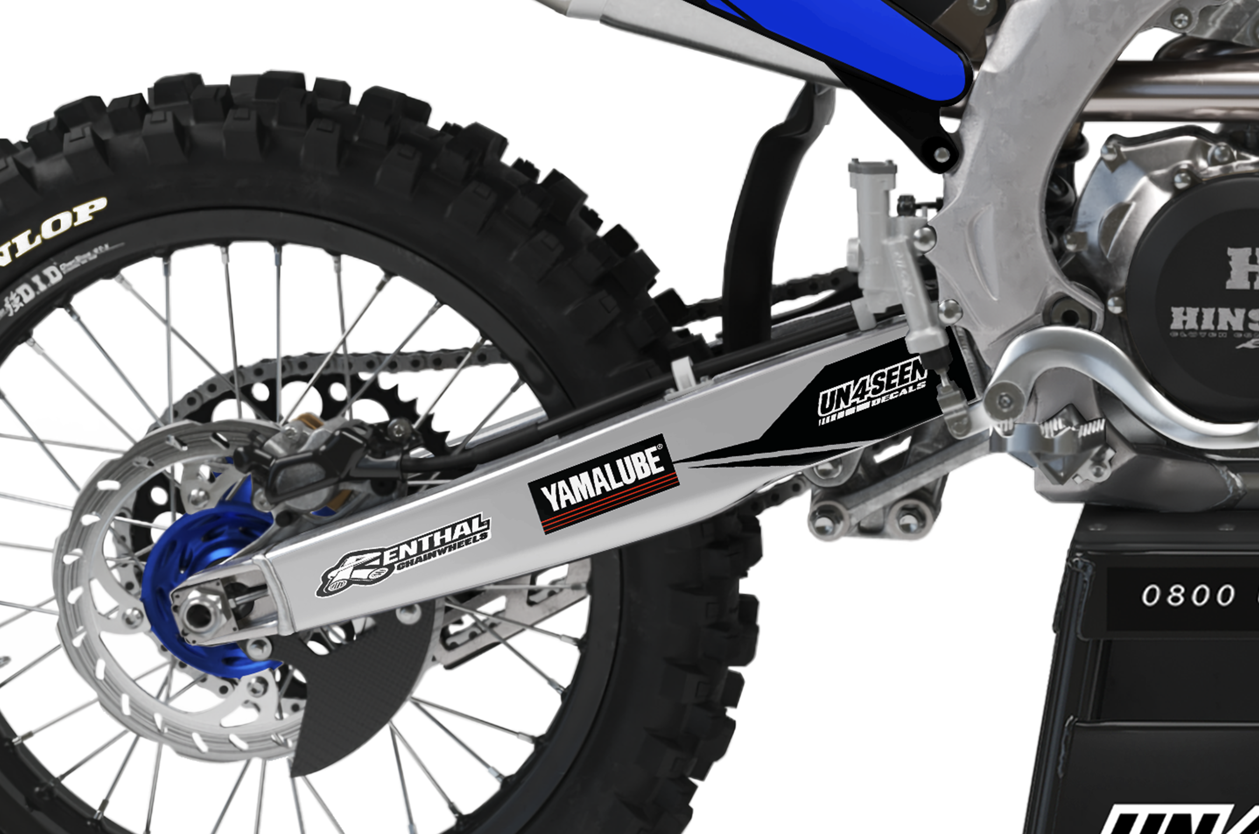 Yamaha Graphics Kit - Axe Blue